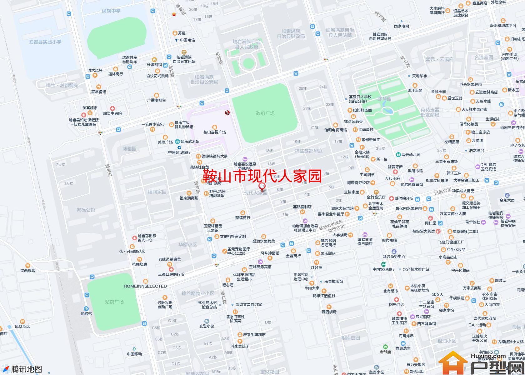 现代人家园小区 - 户型网