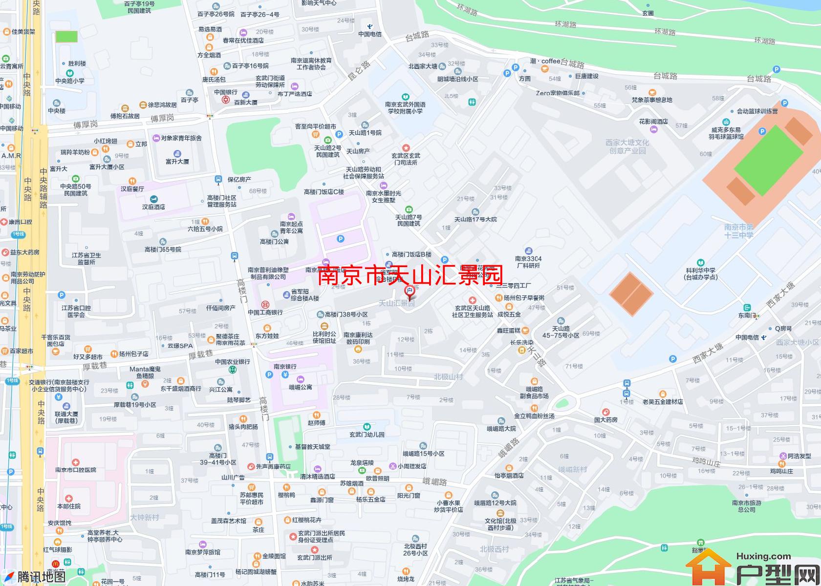 天山汇景园小区 - 户型网