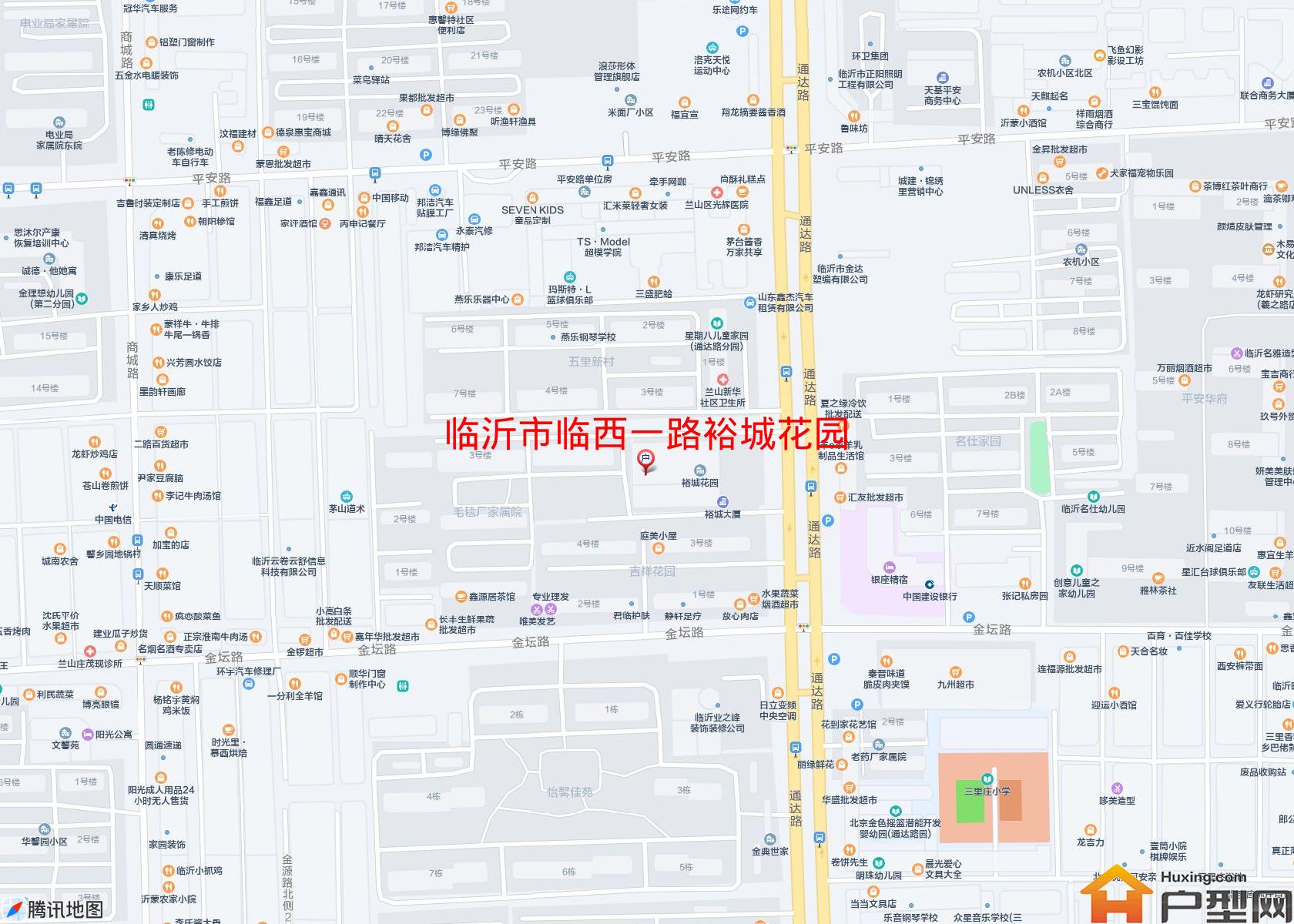 临西一路裕城花园小区 - 户型网