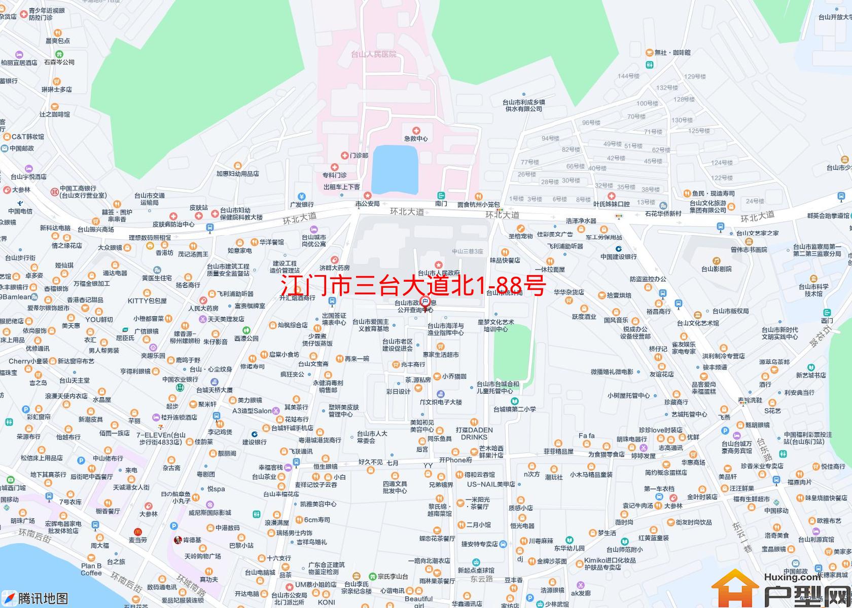 三台大道北1-88号小区 - 户型网