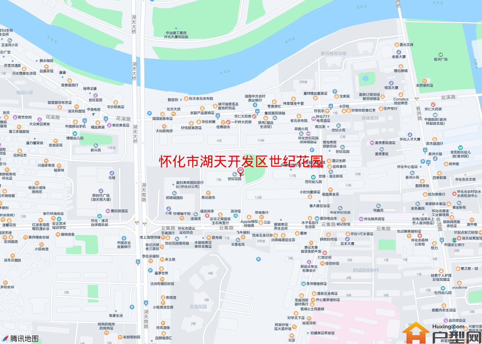 湖天开发区世纪花园小区 - 户型网
