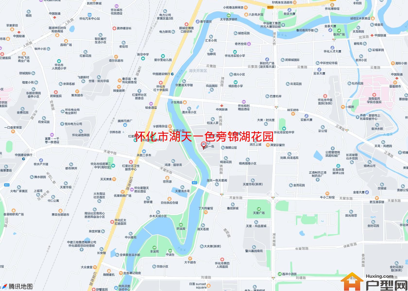 湖天一色旁锦湖花园小区 - 户型网
