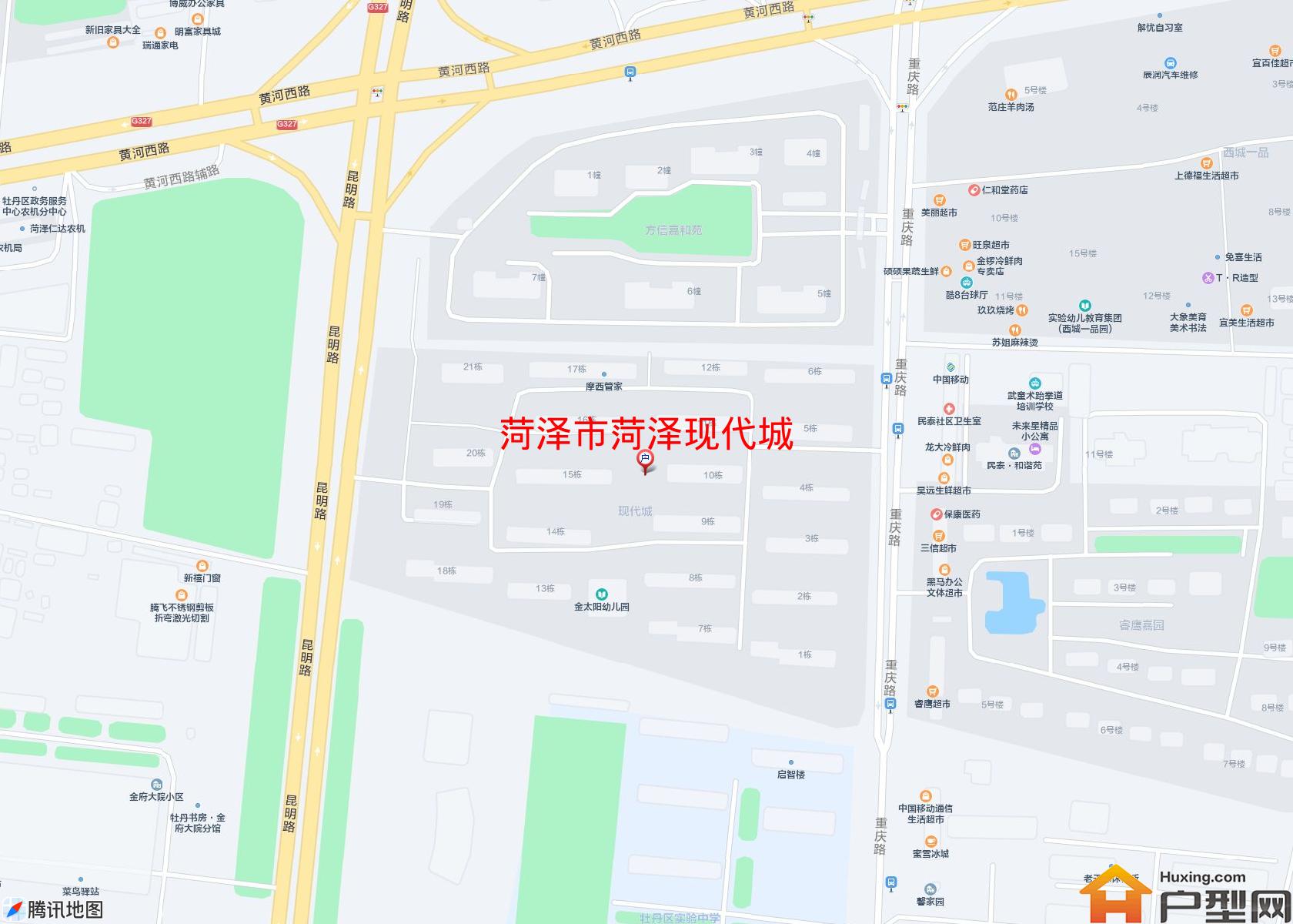 菏泽现代城小区 - 户型网