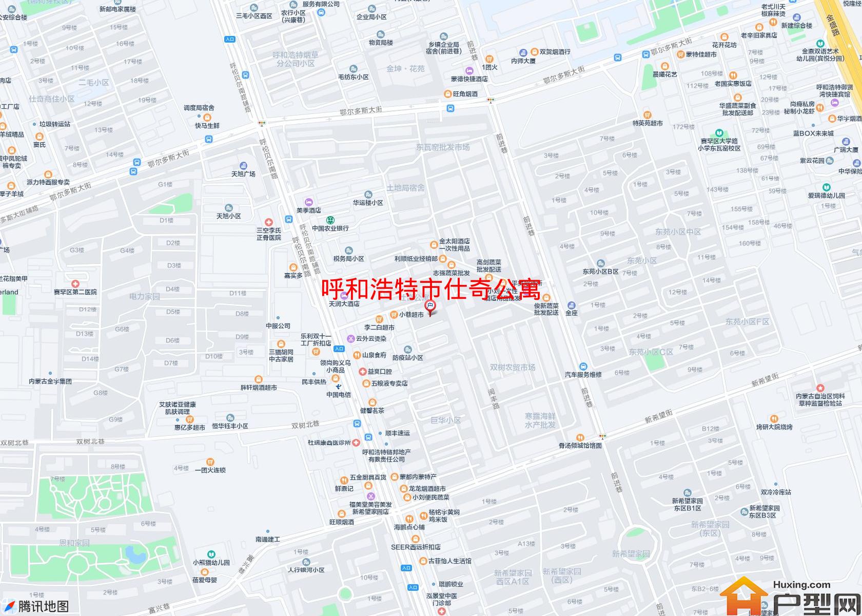 仕奇公寓小区 - 户型网