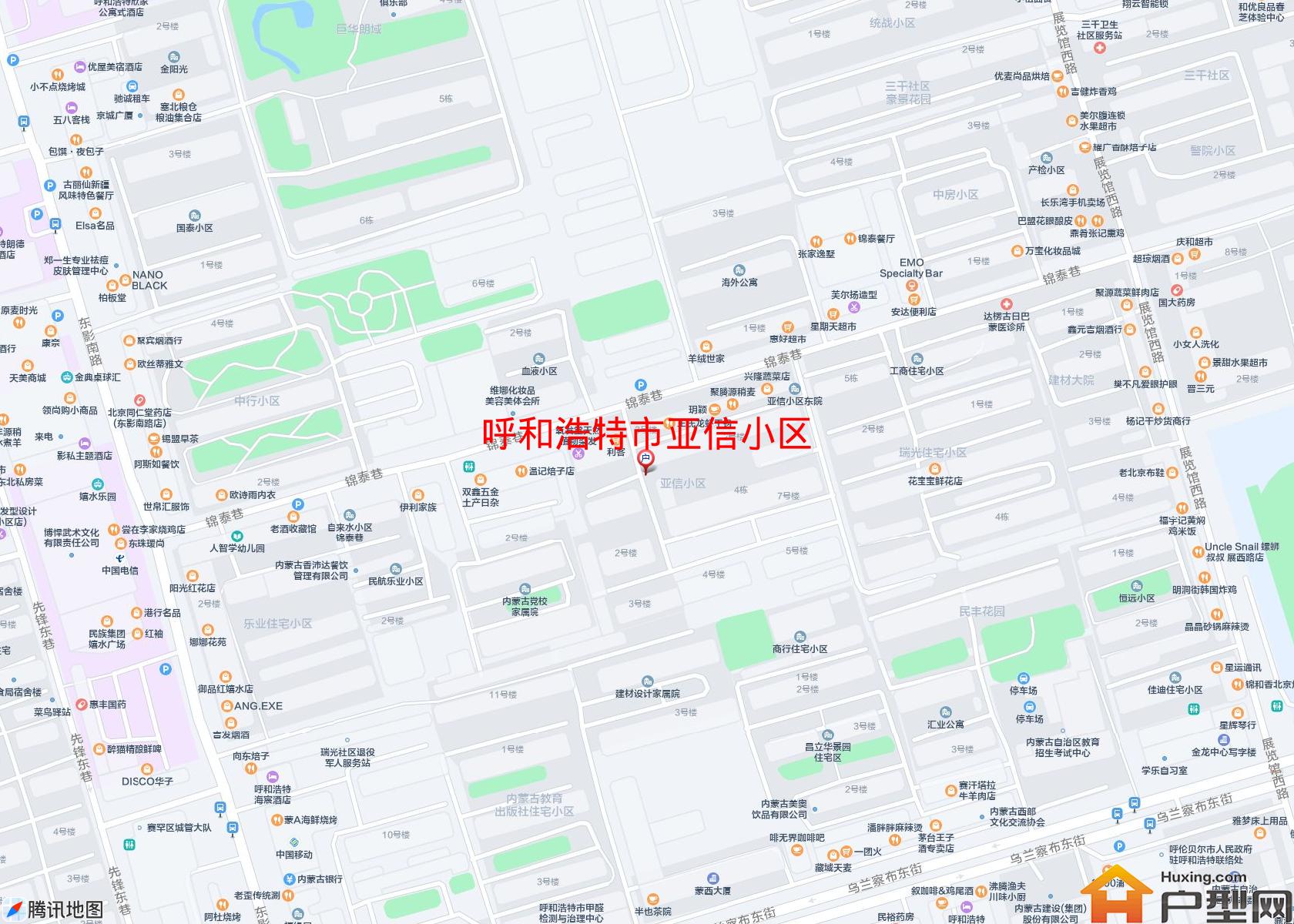 亚信小区小区 - 户型网