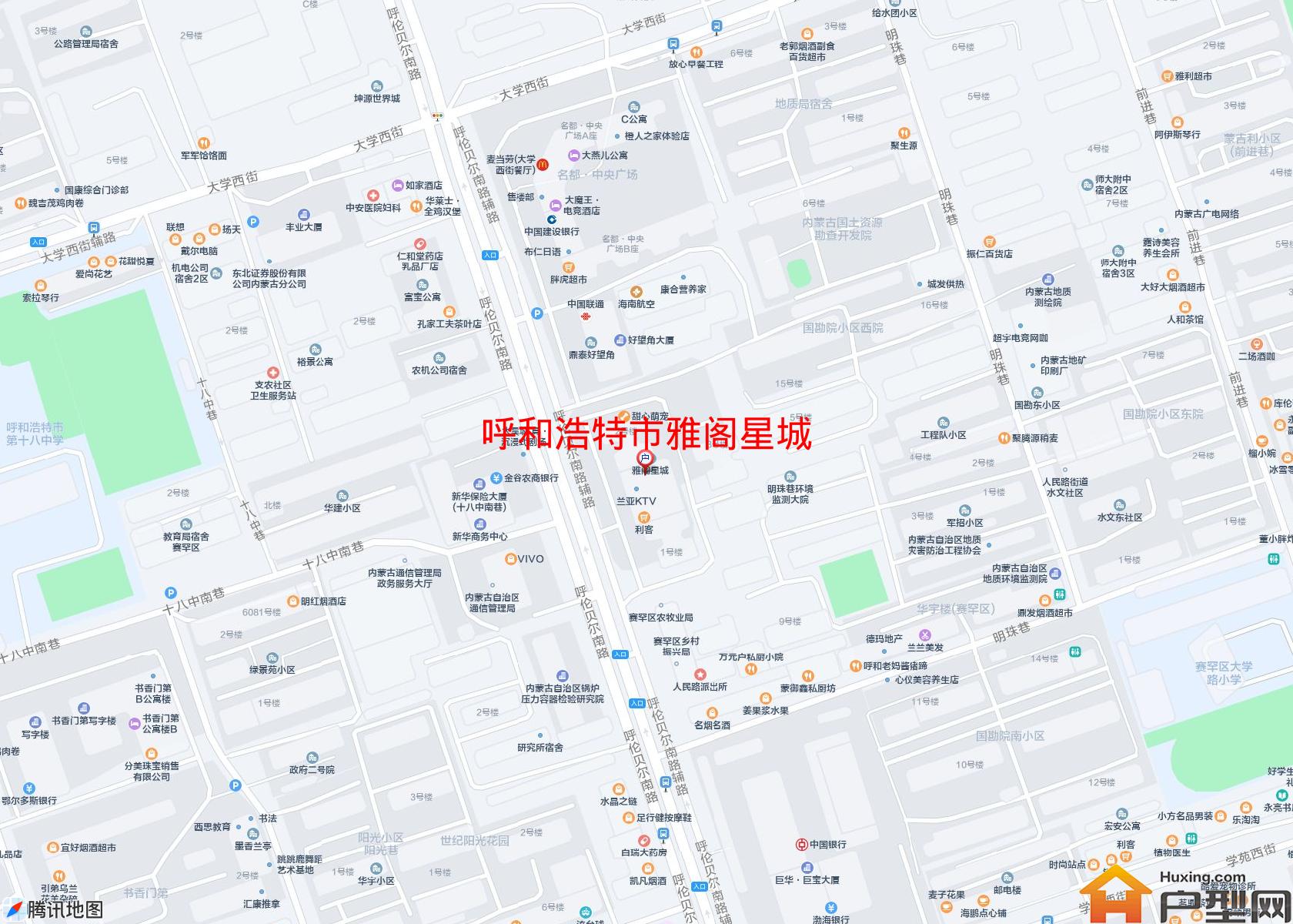 雅阁星城小区 - 户型网 雅阁星城小区 - 户型网
