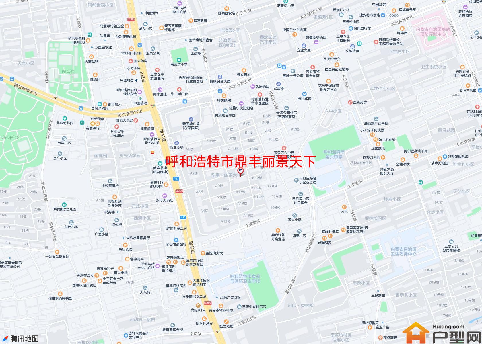 鼎丰丽景天下小区 - 户型网