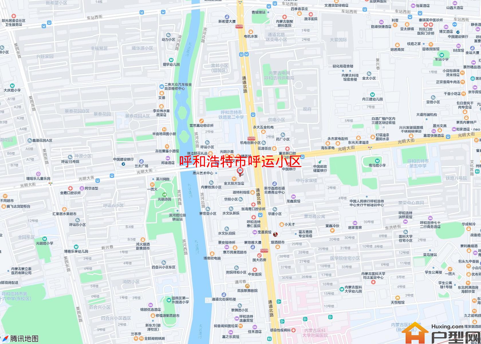 呼运小区小区 - 户型网