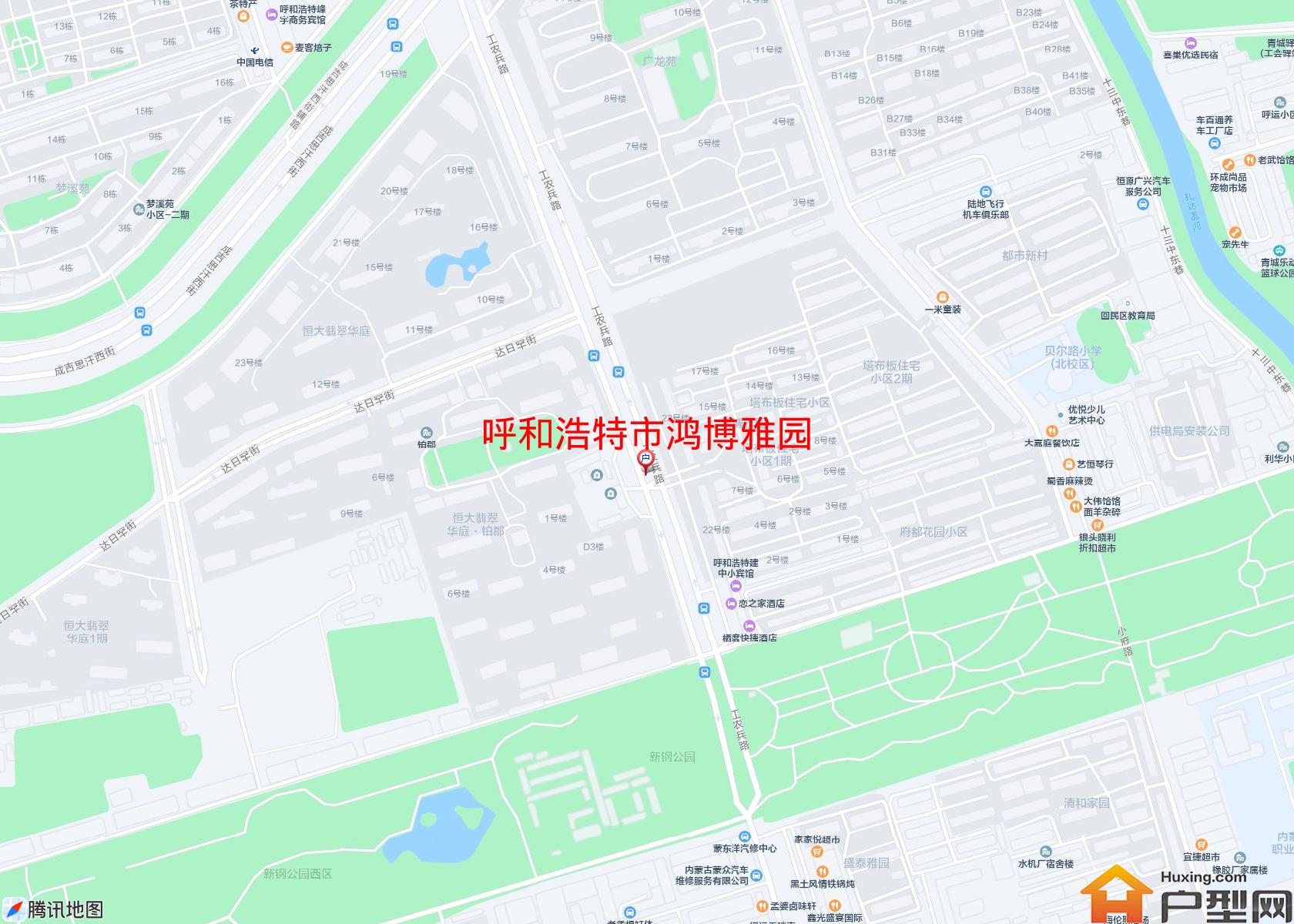 鸿博雅园小区 - 户型网