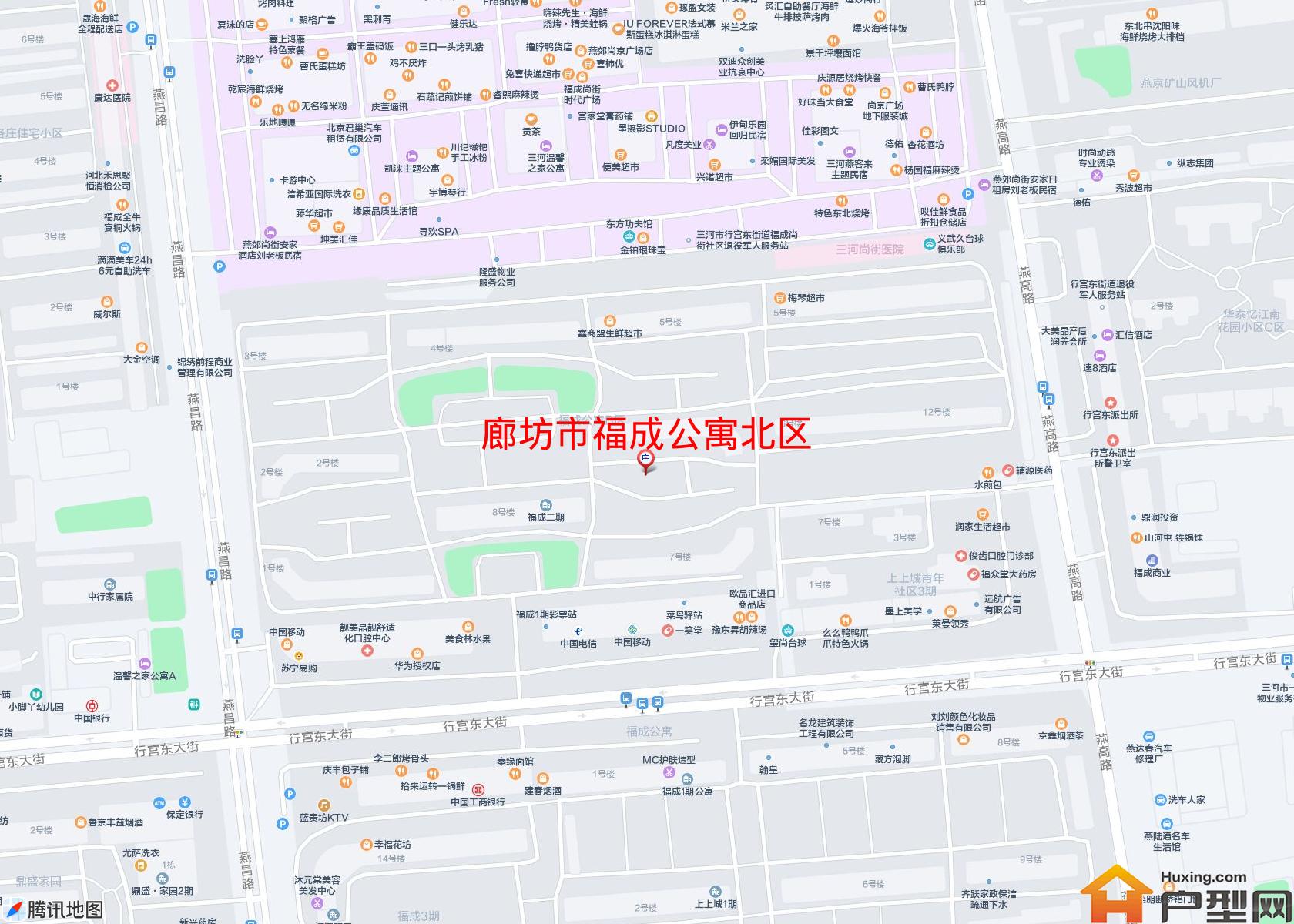 福成公寓北区小区 - 户型网