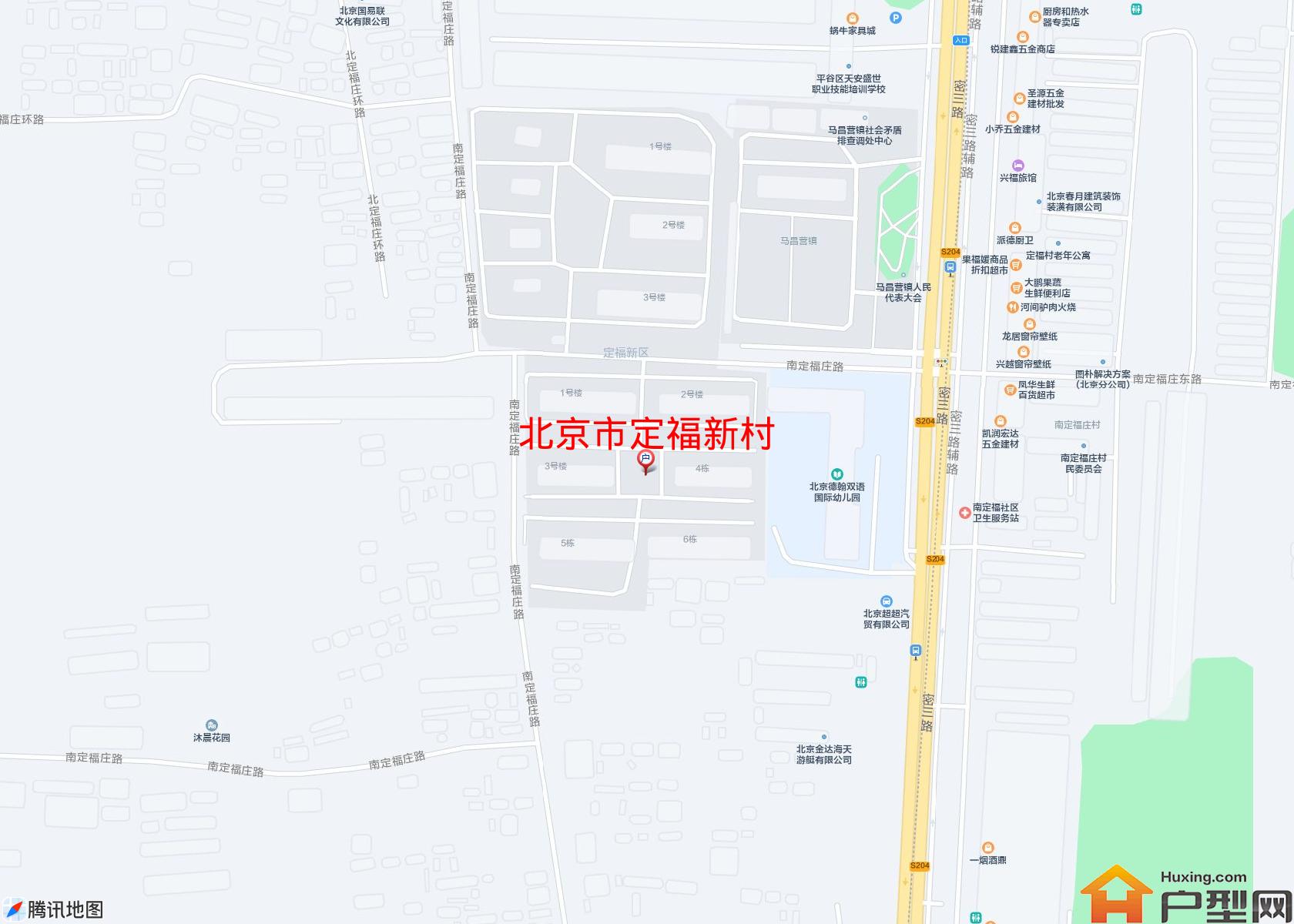 定福新村小区 - 户型网