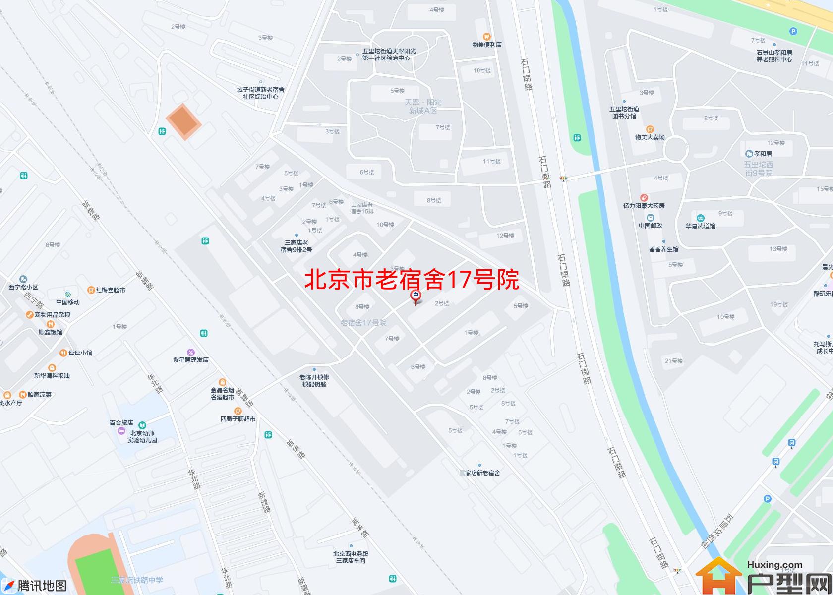 老宿舍17号院小区 - 户型网