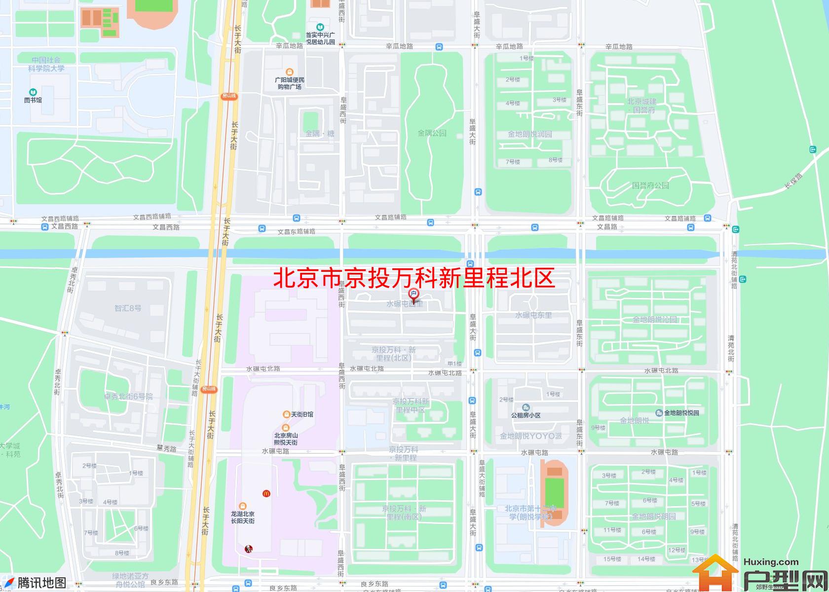 京投万科新里程北区小区 - 户型网