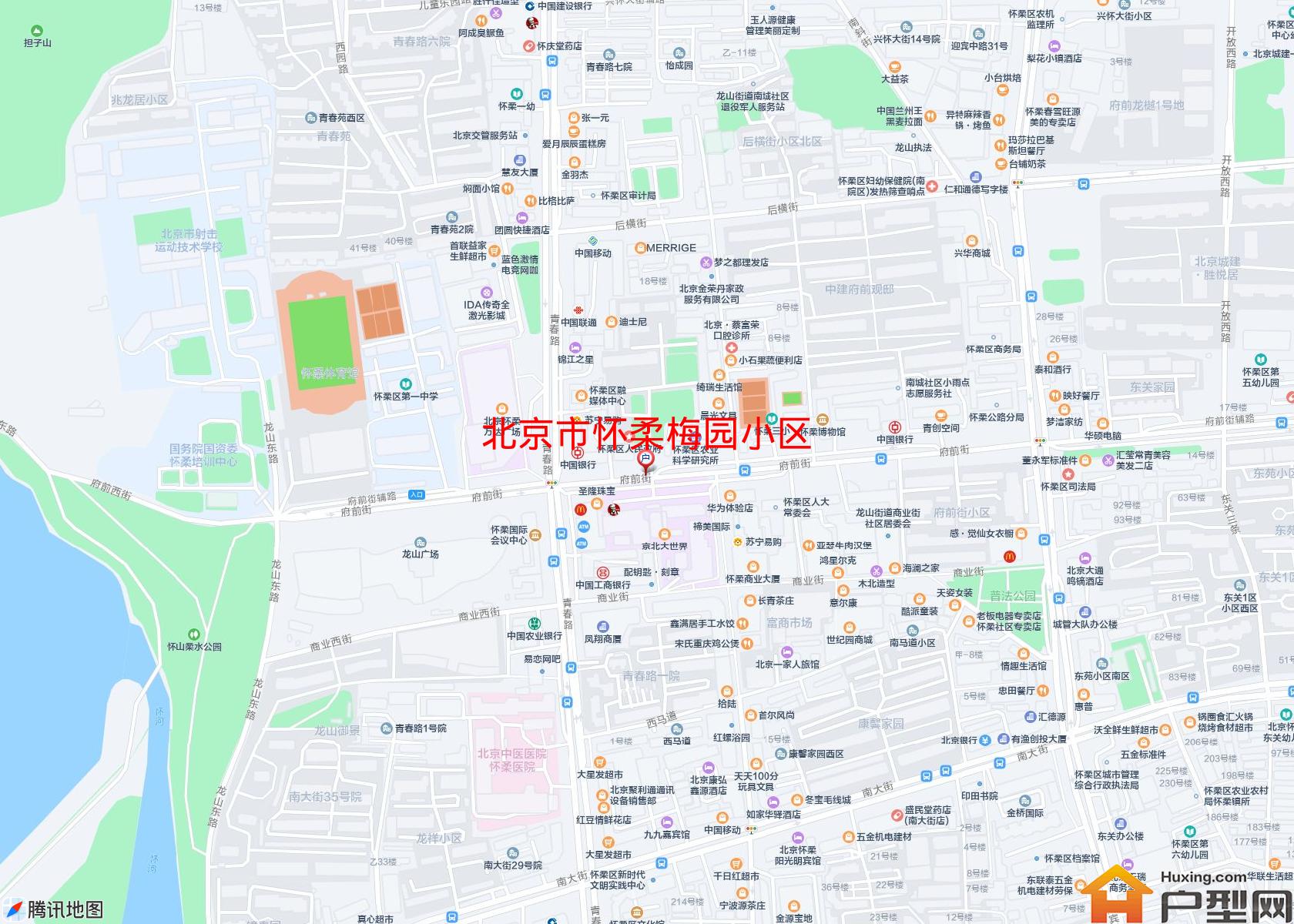 怀柔梅园小区小区 - 户型网