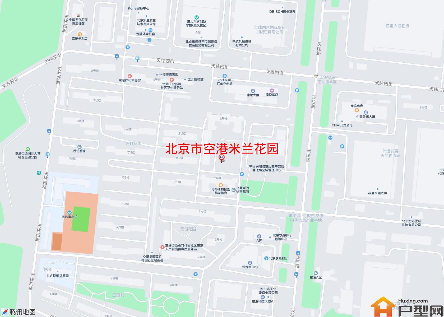 空港米兰花园小区 - 户型网
