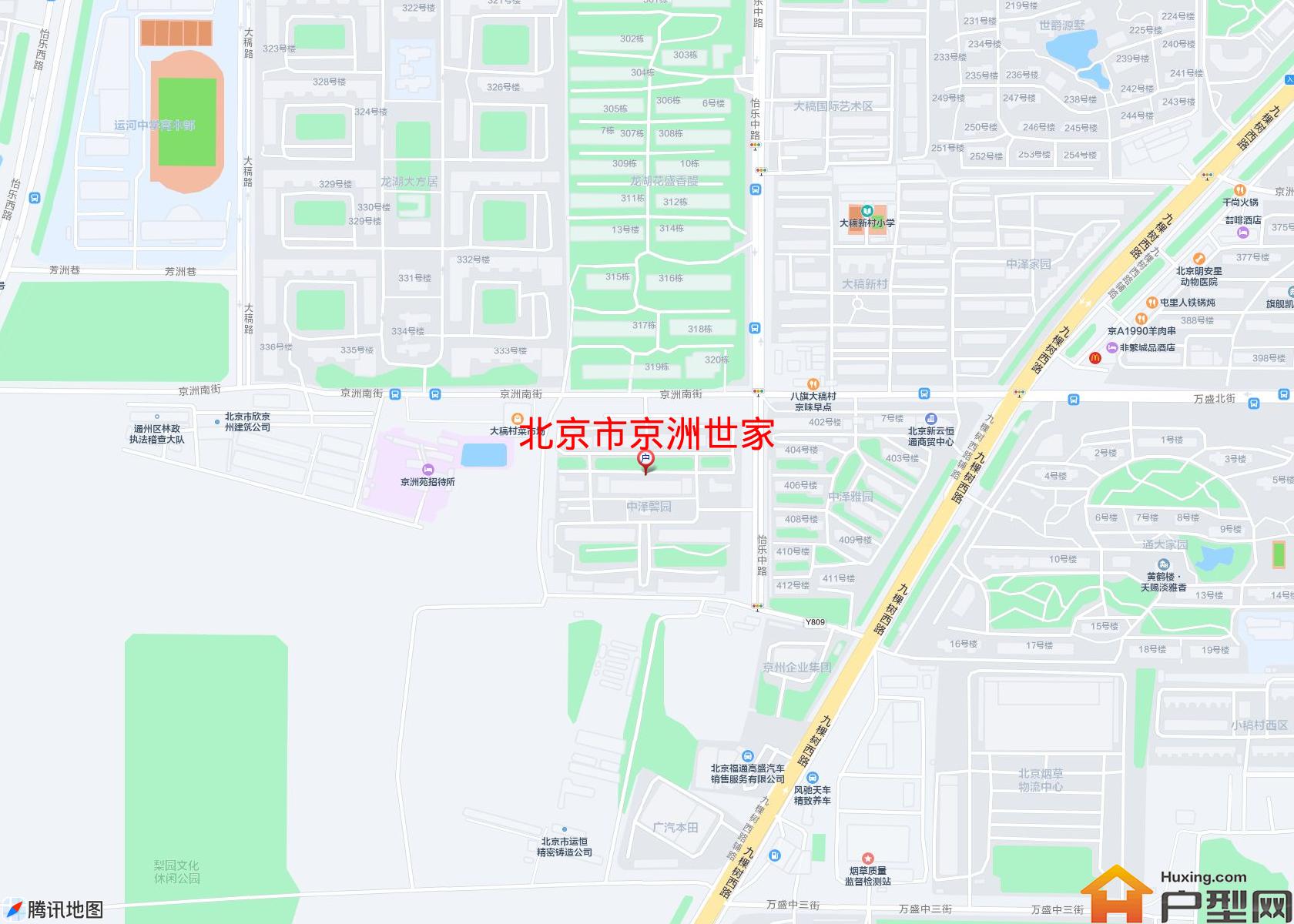 京洲世家小区 - 户型网