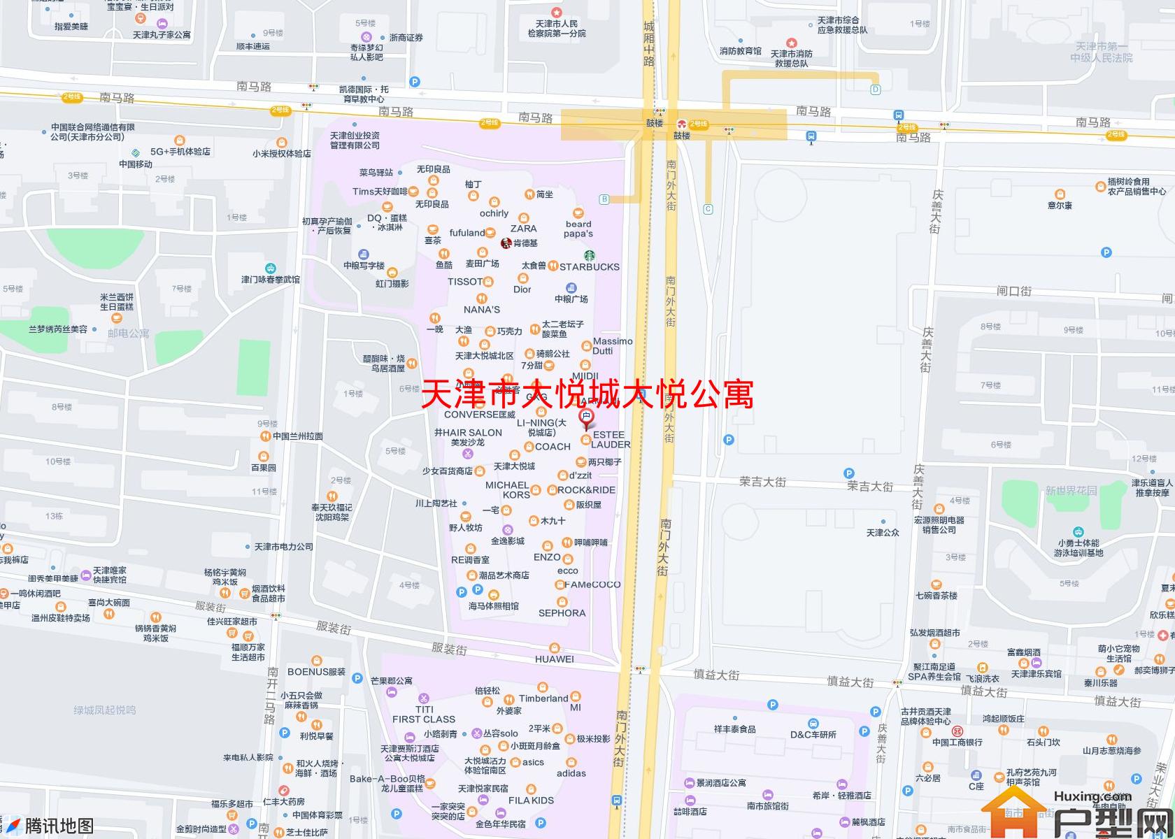 大悦城大悦公寓小区 - 户型网