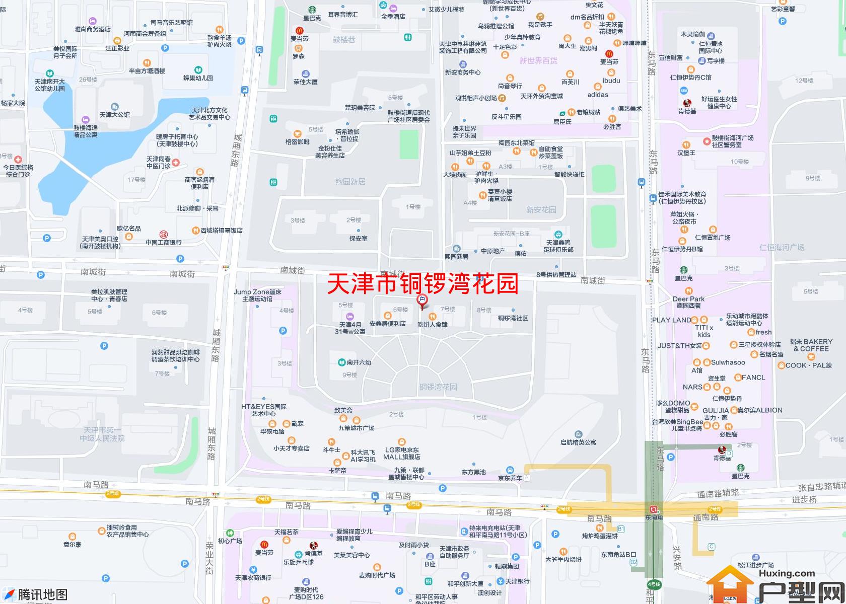 铜锣湾花园小区 - 户型网