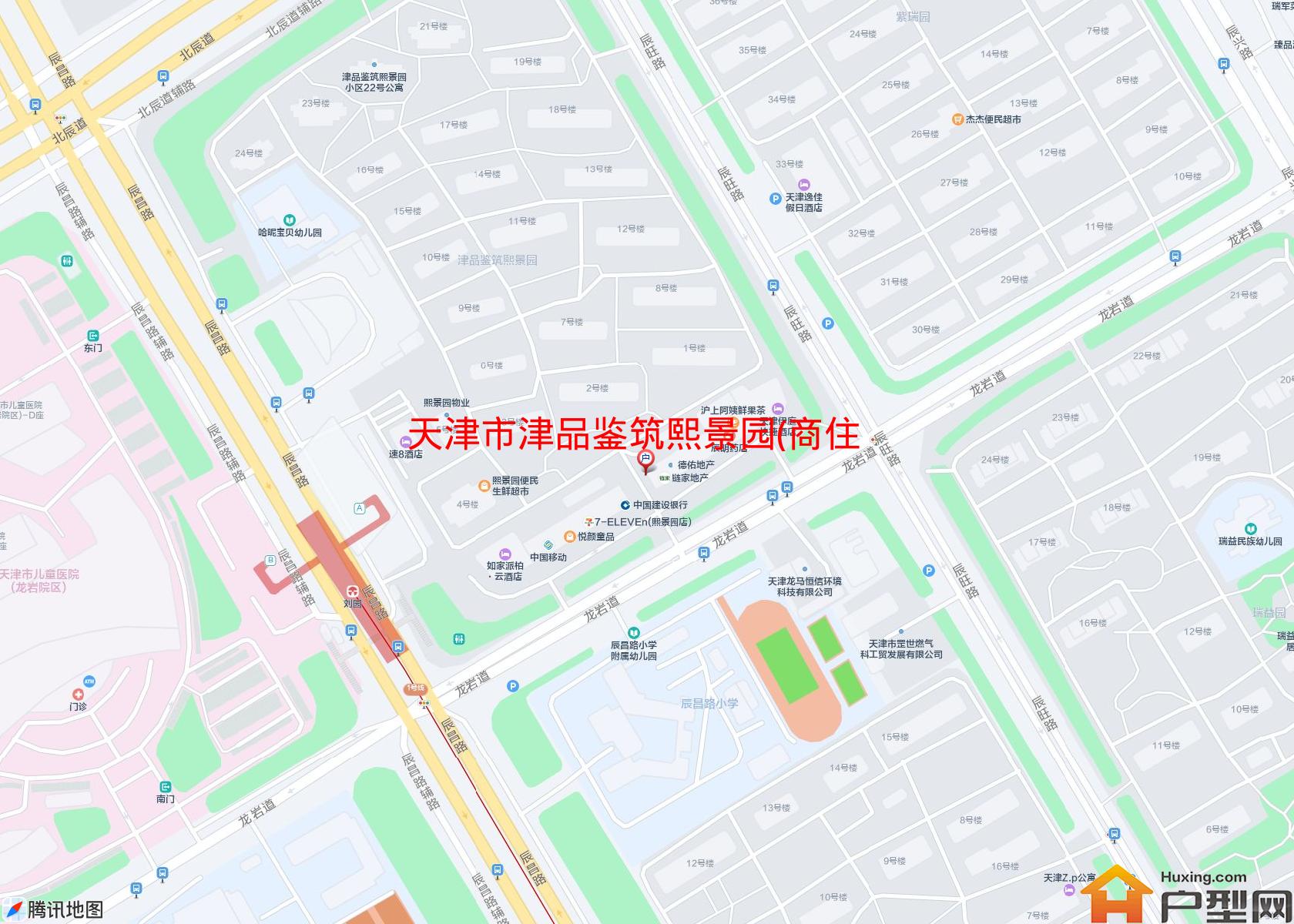 津品鉴筑熙景园(商住楼)小区 - 户型网