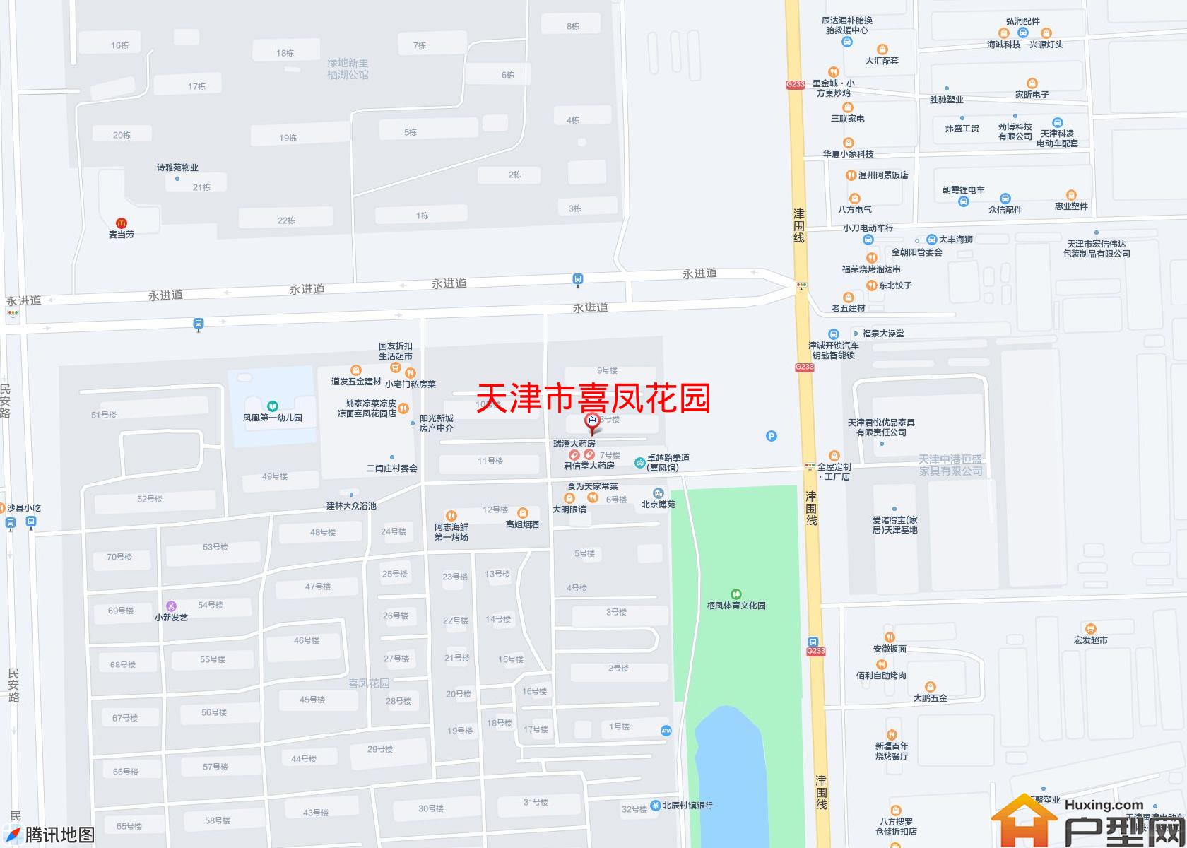 喜凤花园小区 - 户型网