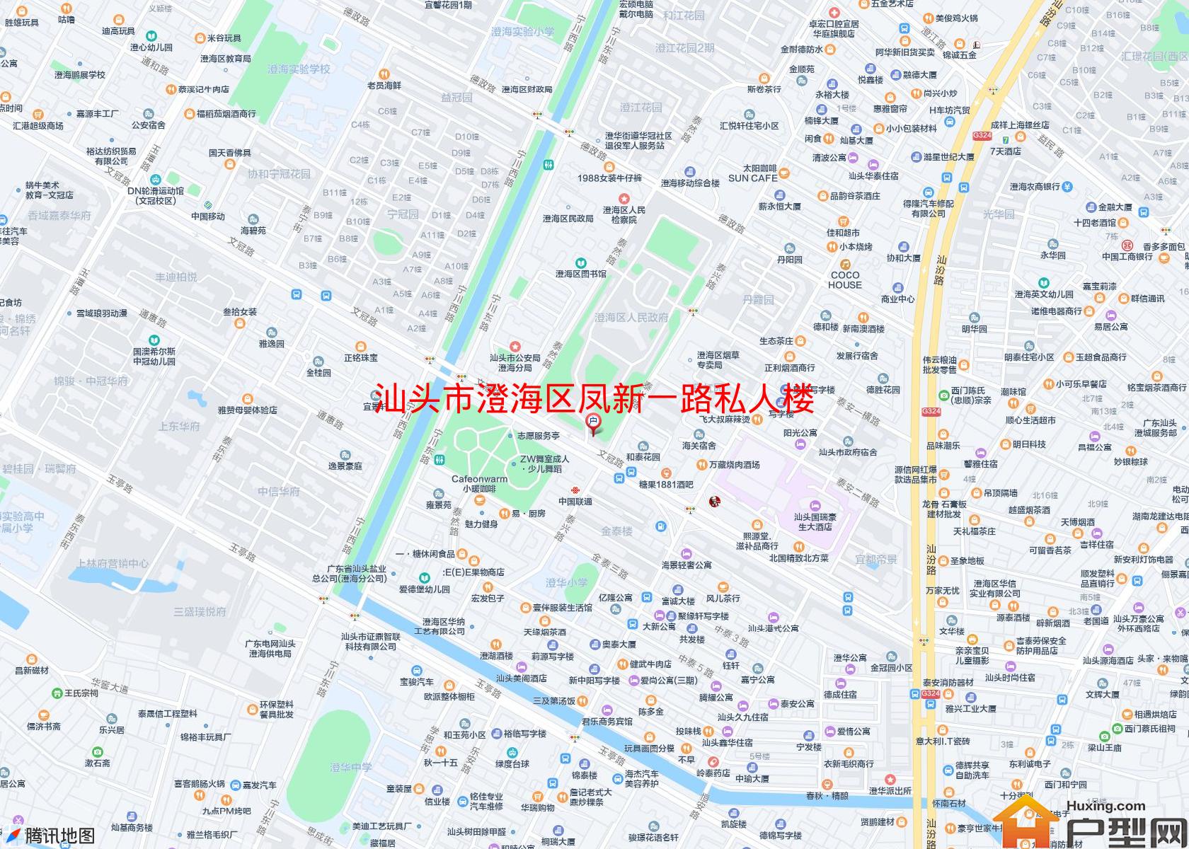 澄海区凤新一路私人楼小区 - 户型网