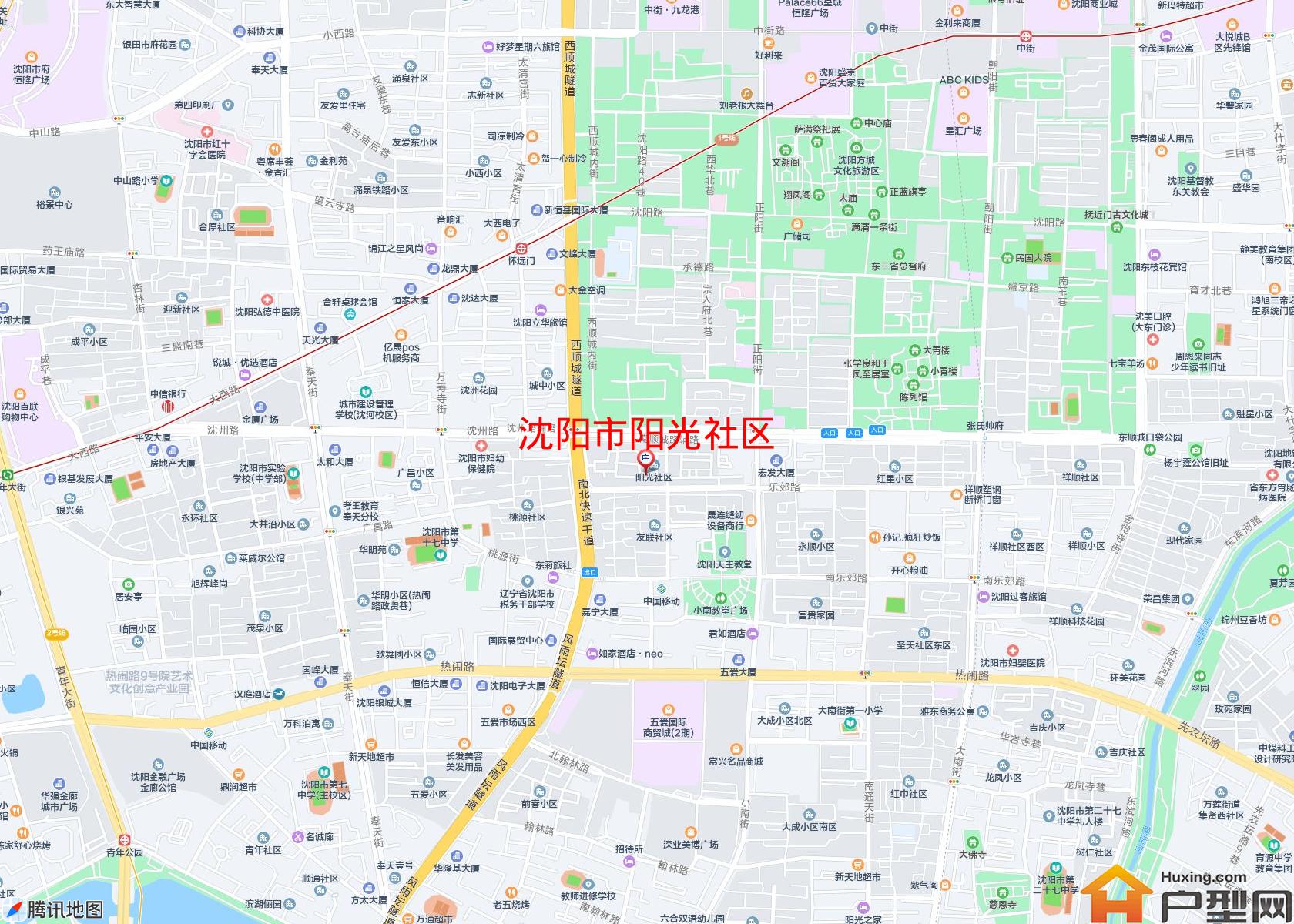 阳光社区小区 - 户型网
