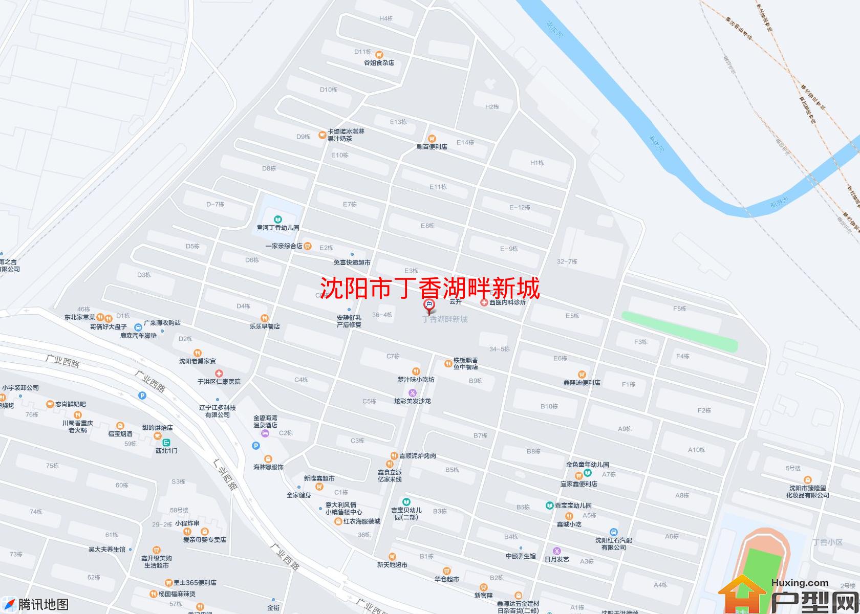丁香湖畔新城小区 - 户型网