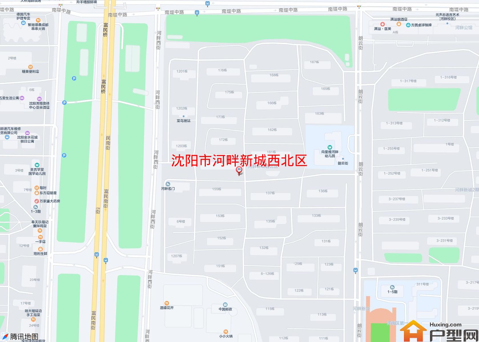 河畔新城西北区小区 - 户型网