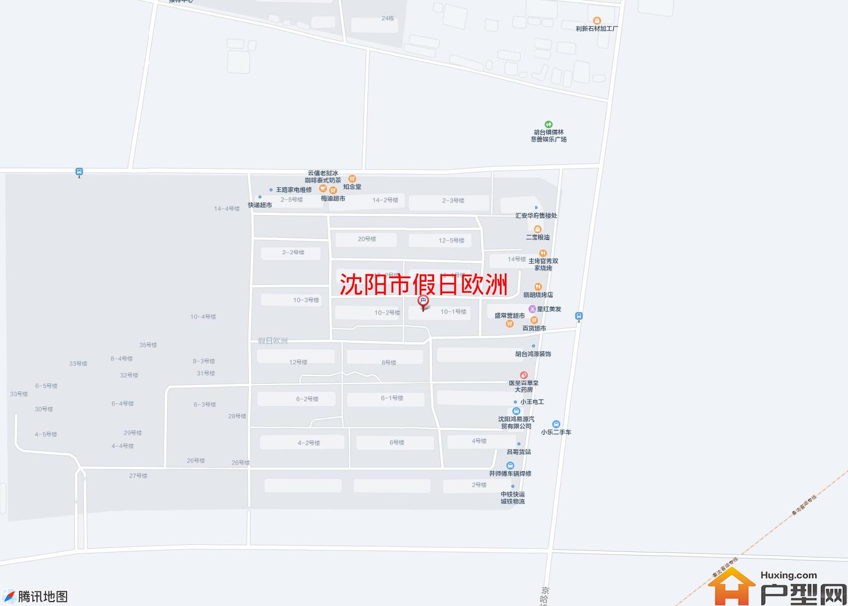 假日欧洲小区 - 户型网