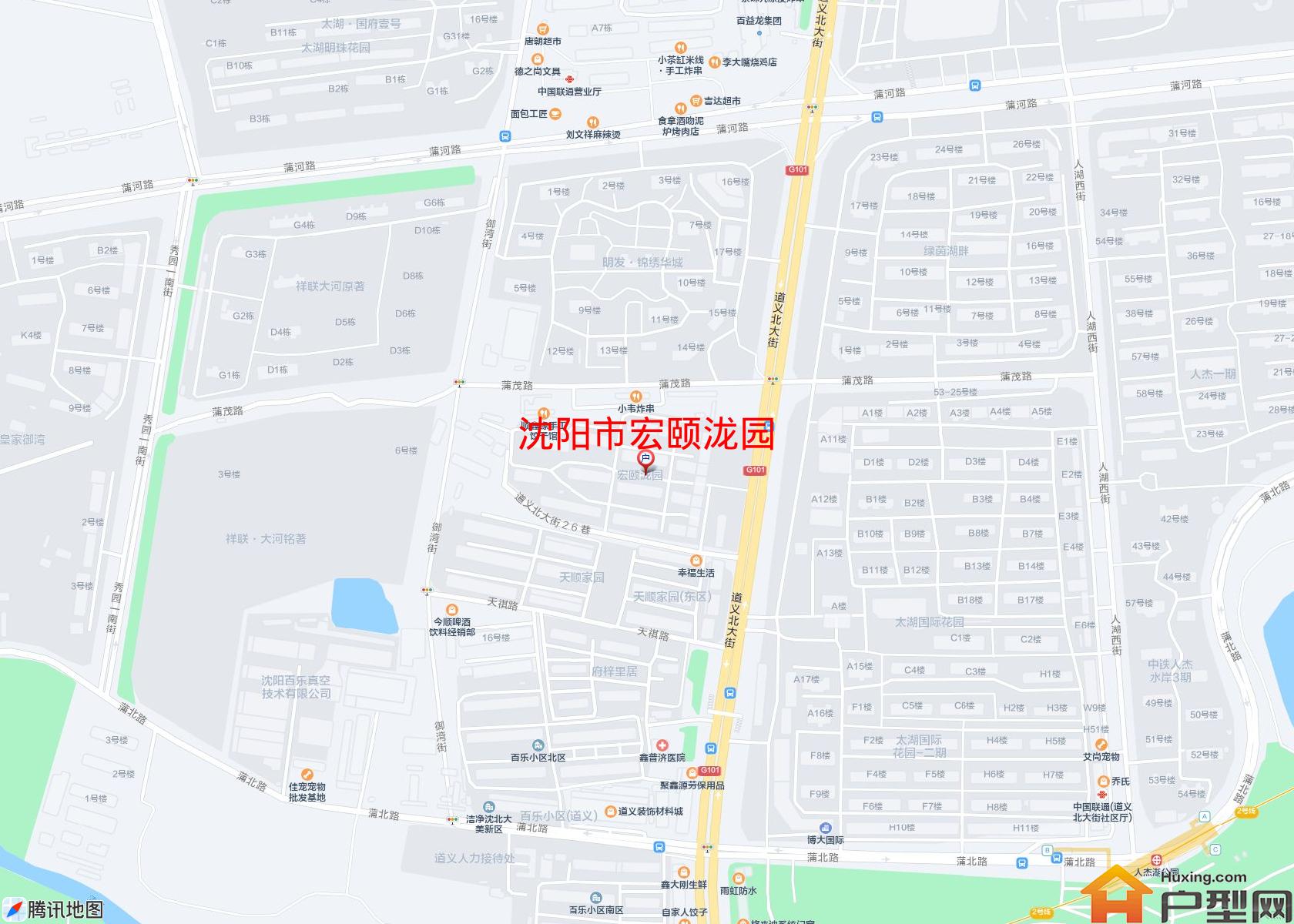 宏颐泷园小区 - 户型网