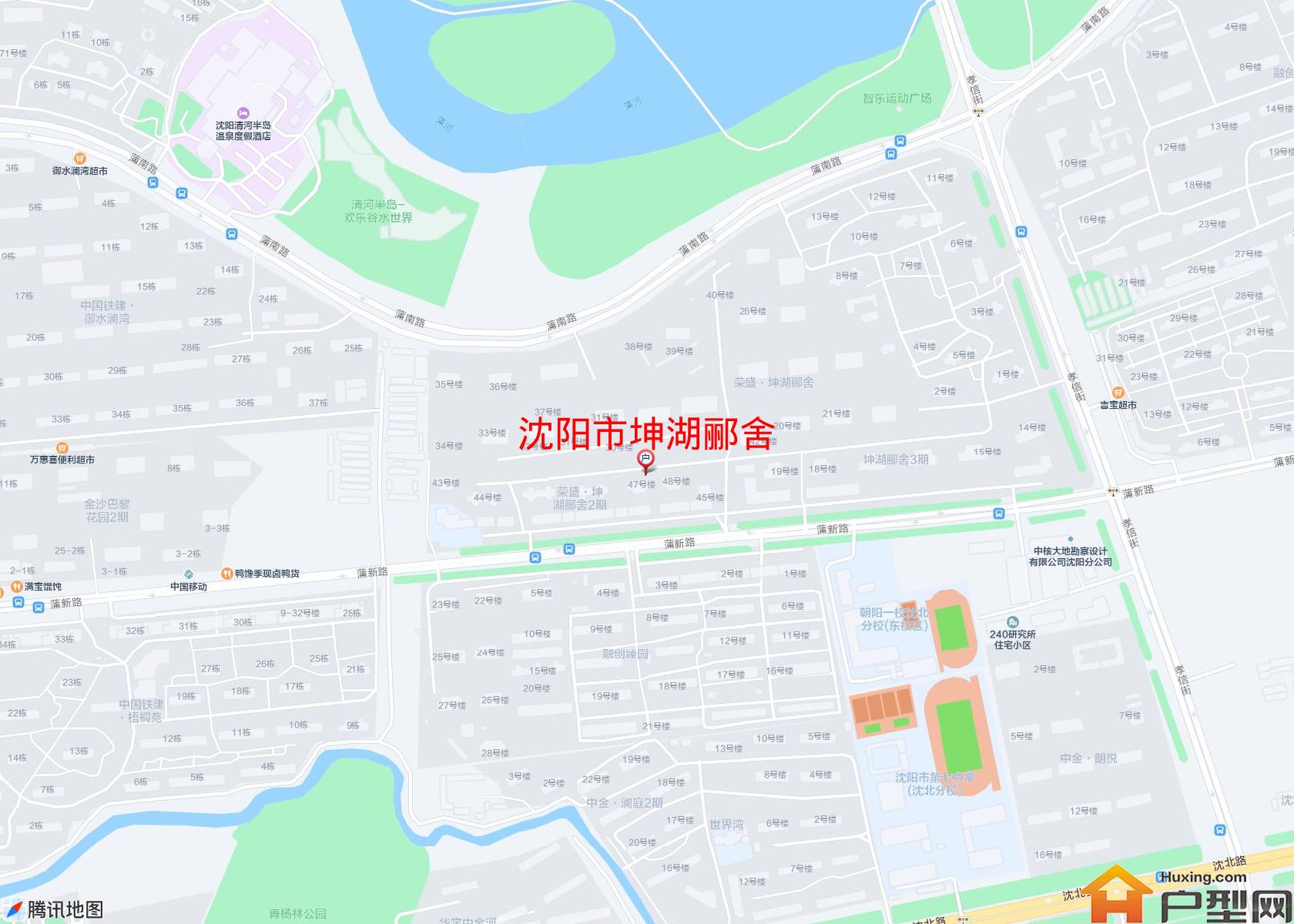 坤湖郦舍小区 - 户型网