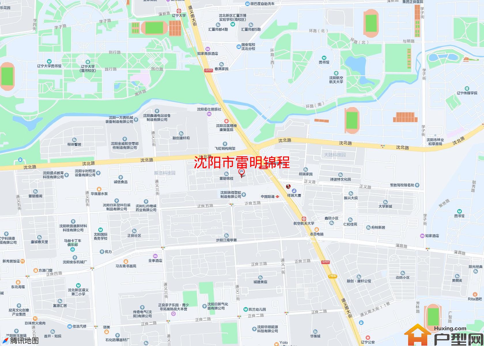 雷明锦程小区 - 户型网