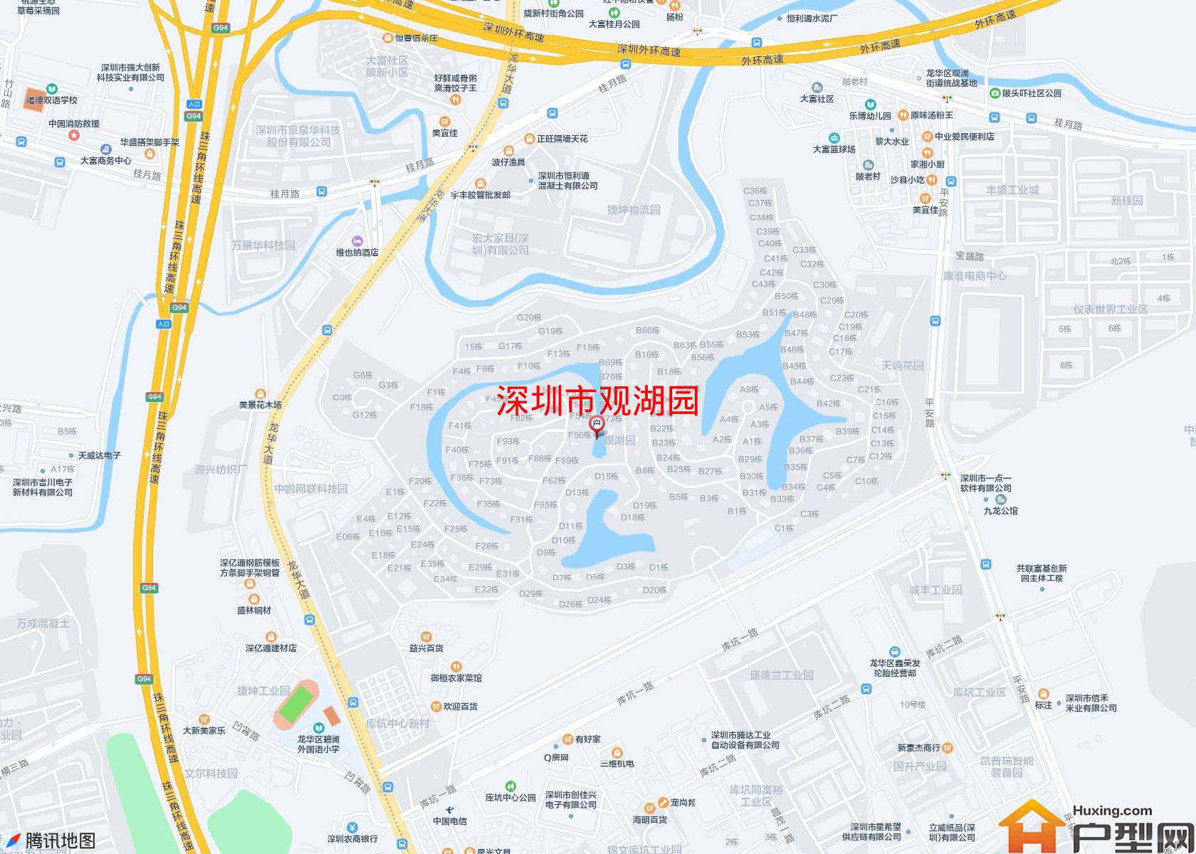 观湖园小区 - 户型网