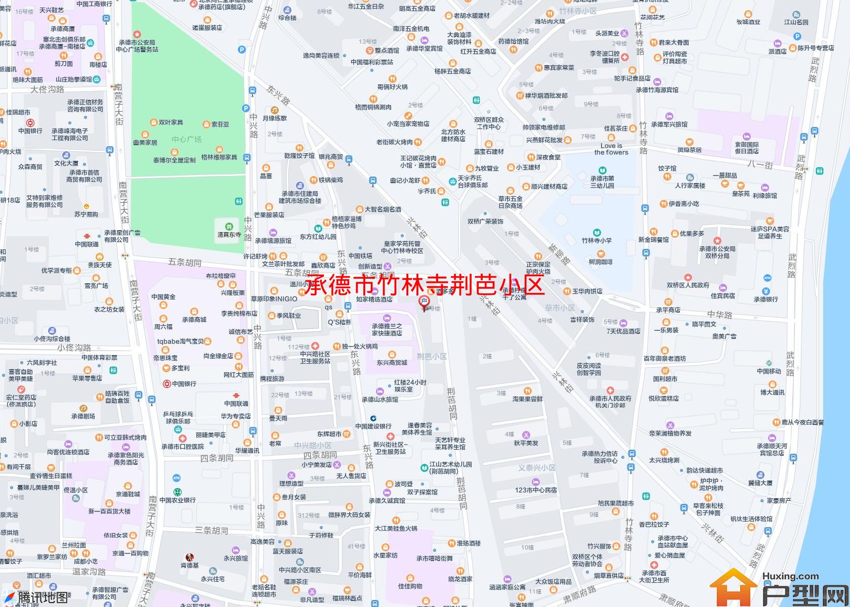 竹林寺荆芭小区小区 - 户型网