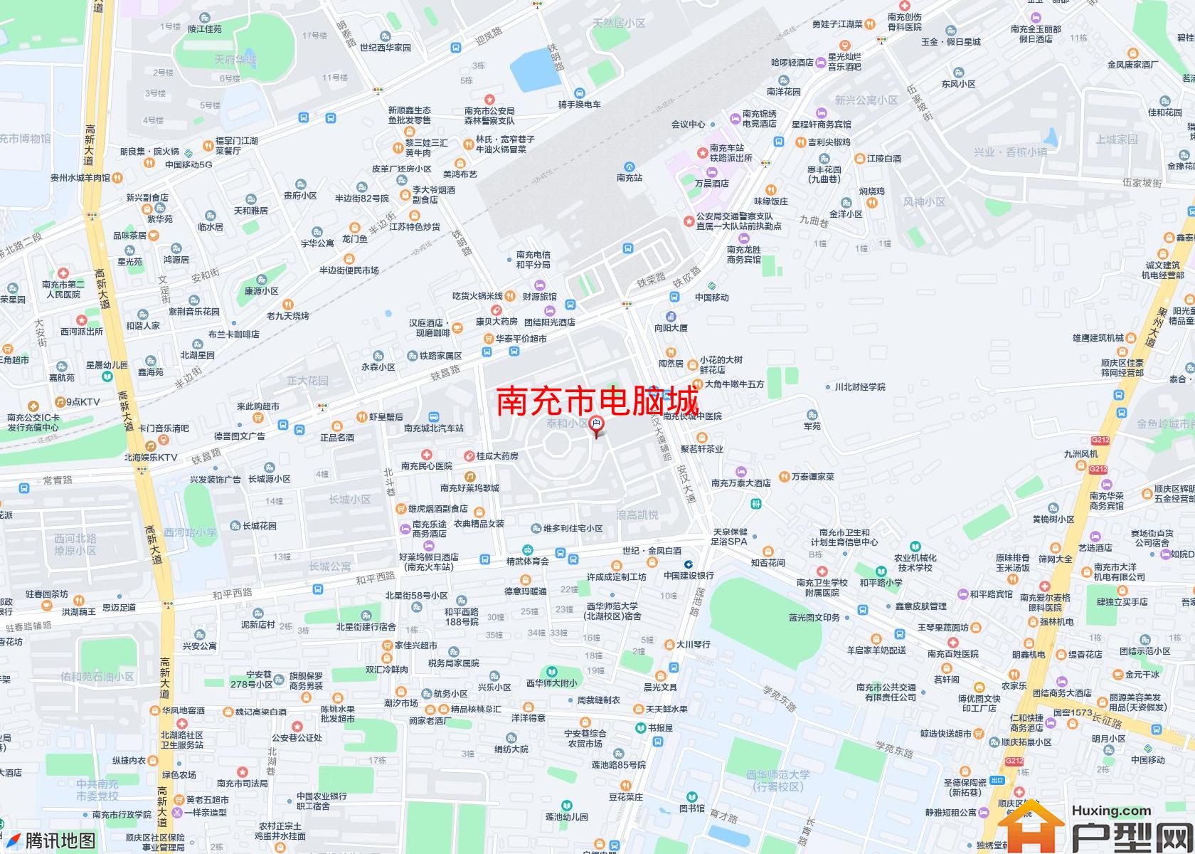 电脑城小区 - 户型网