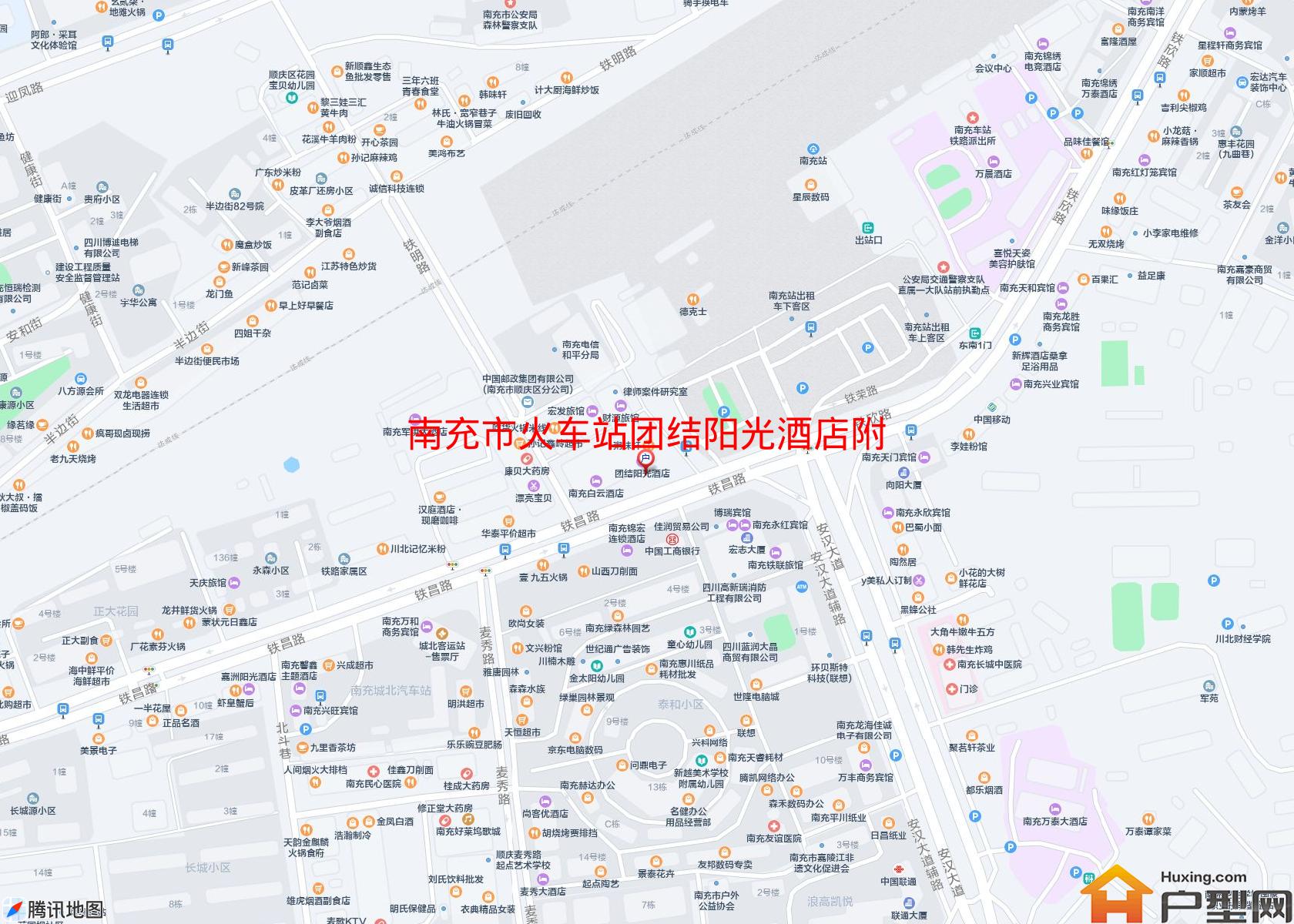 火车站团结阳光酒店附小区 - 户型网