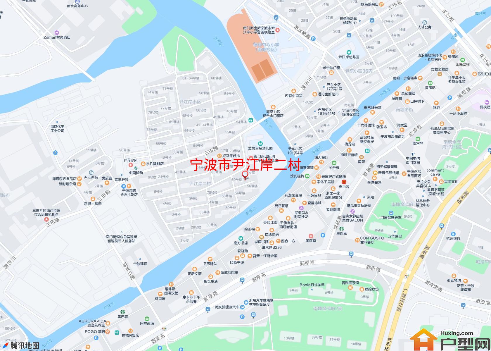 尹江岸二村小区 - 户型网