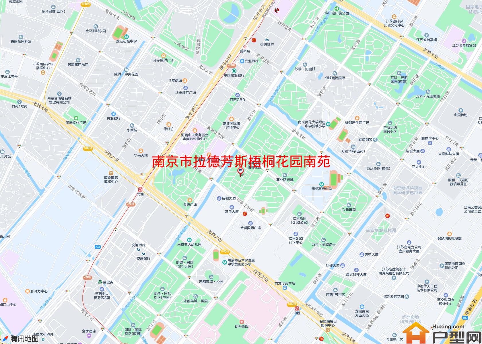 拉德芳斯梧桐花园南苑小区 - 户型网