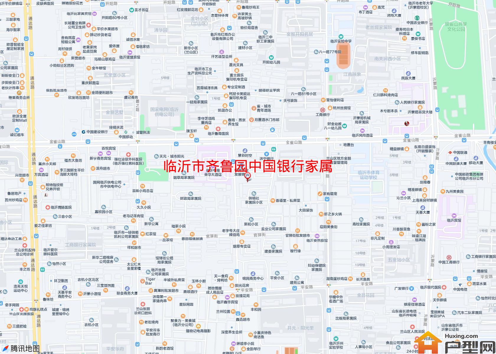 齐鲁园中国银行家属小区 - 户型网