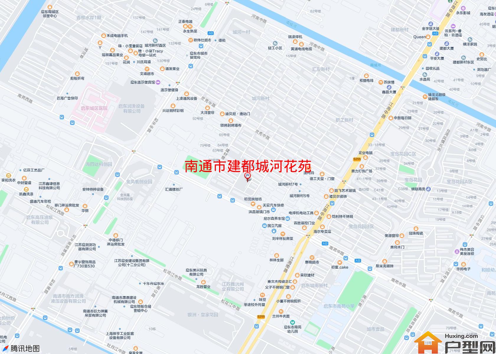 建都城河花苑小区 - 户型网