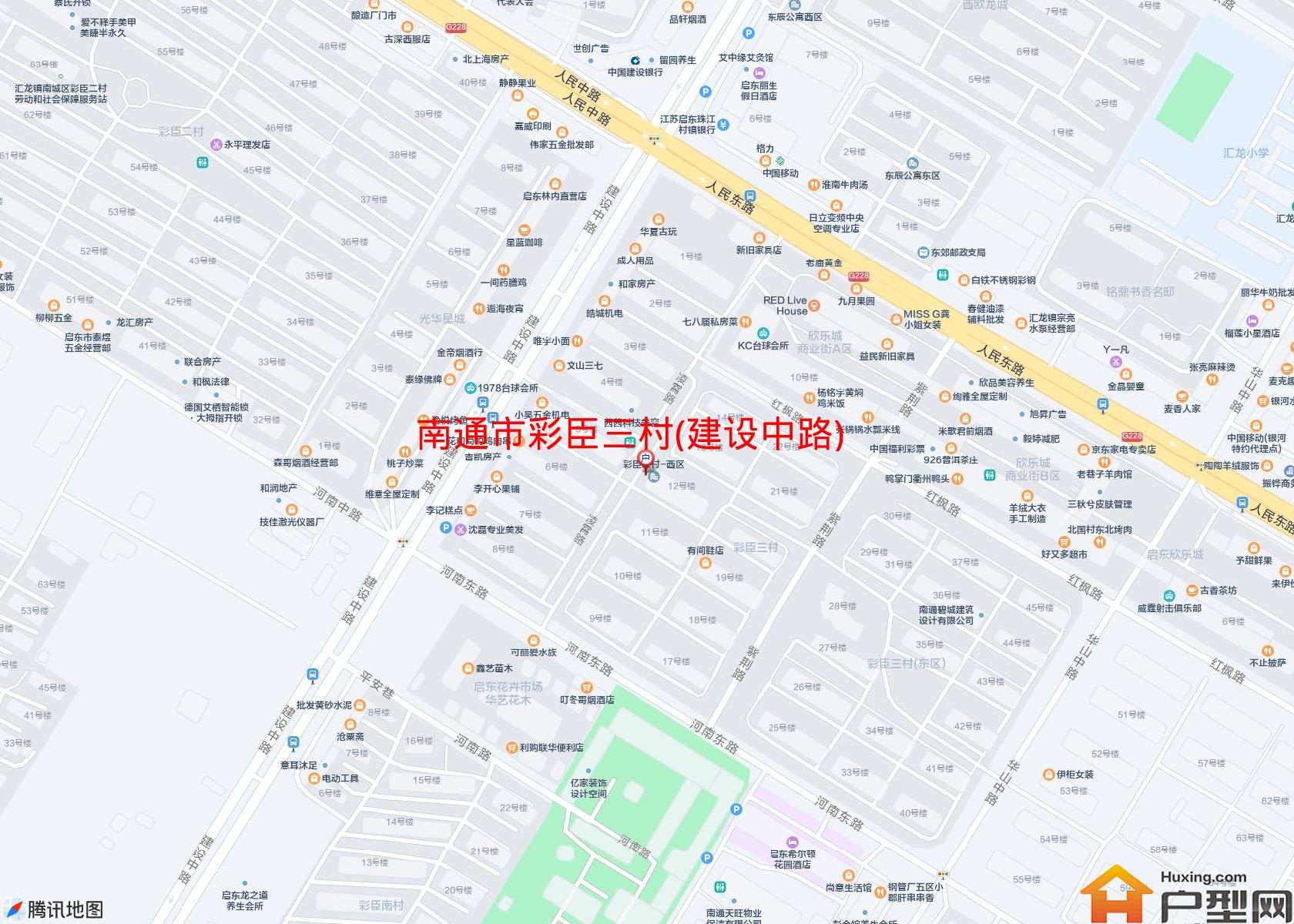 彩臣三村(建设中路)小区 - 户型网