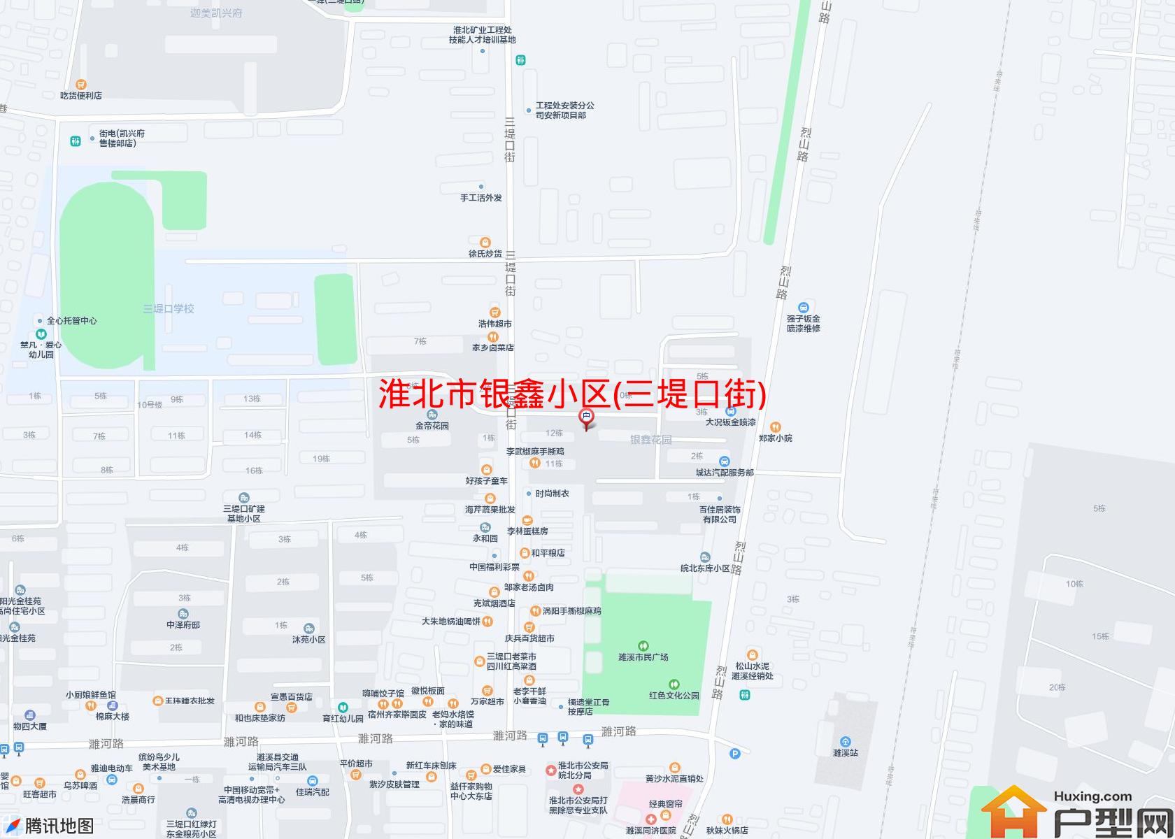 银鑫小区(三堤口街)小区 - 户型网