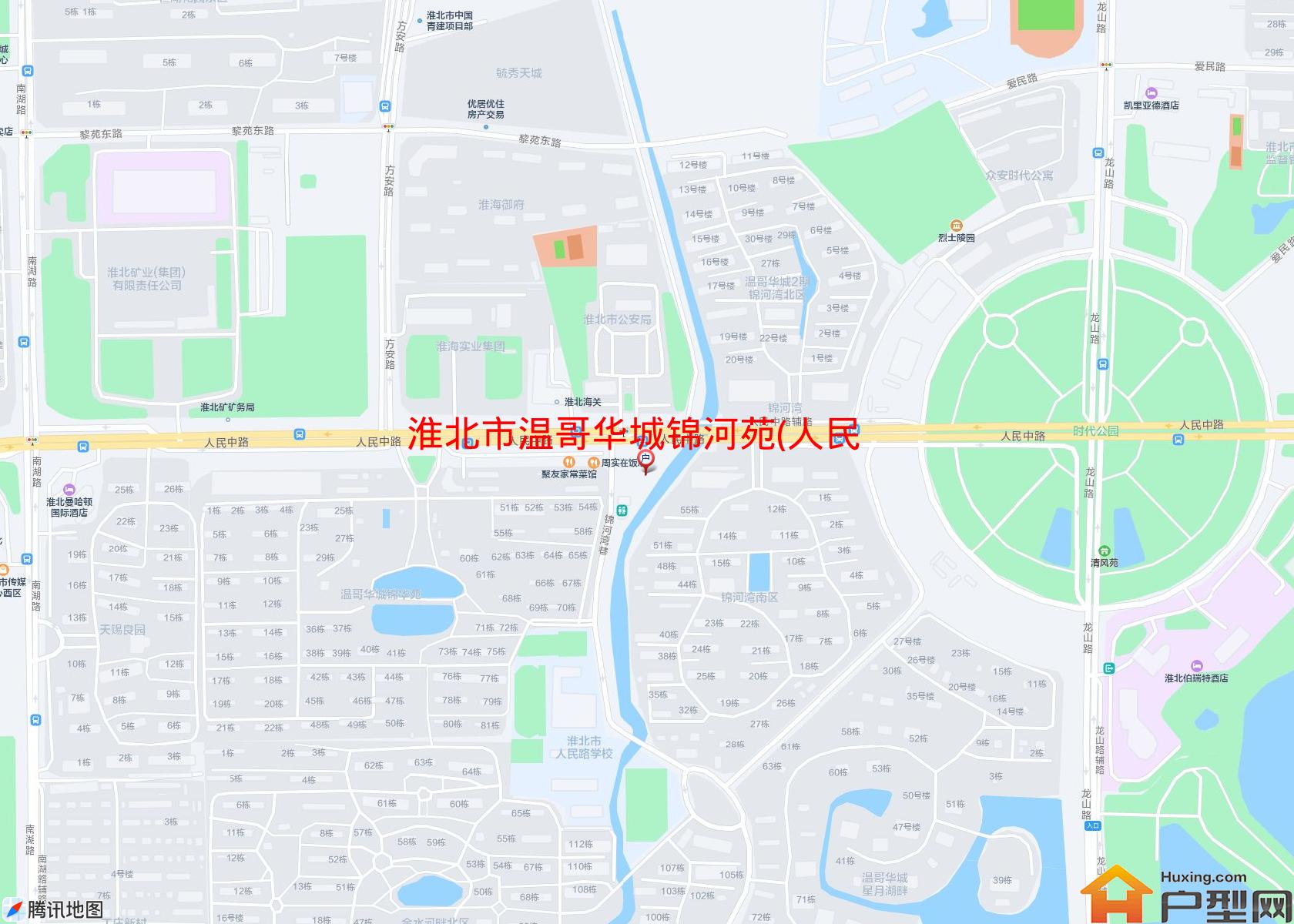温哥华城锦河苑(人民路302号)小区 - 户型网
