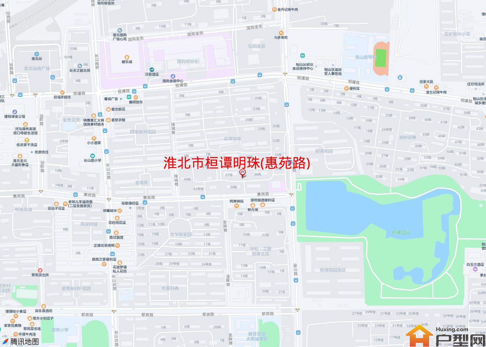 桓谭明珠(惠苑路)小区 - 户型网