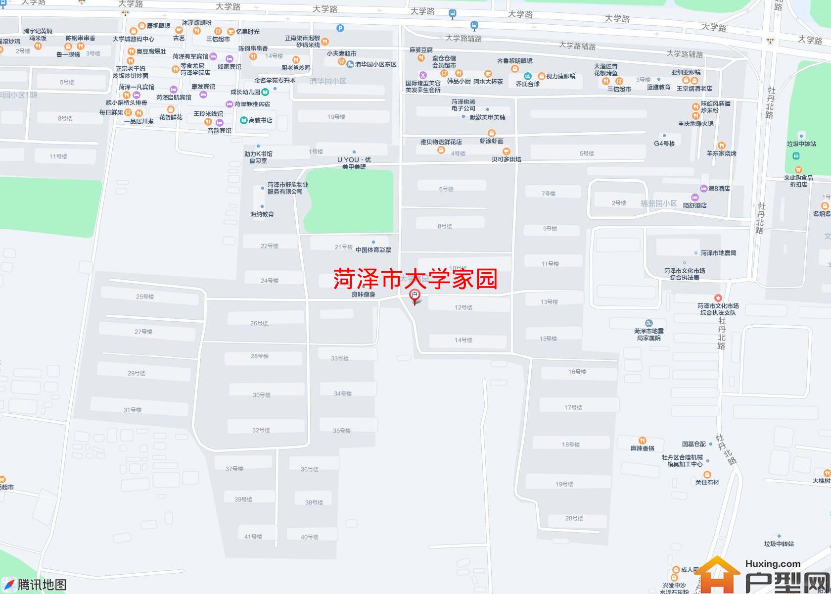 大学家园小区 - 户型网