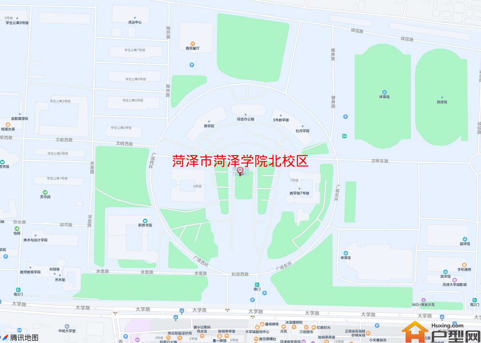 菏泽学院北校区小区 - 户型网
