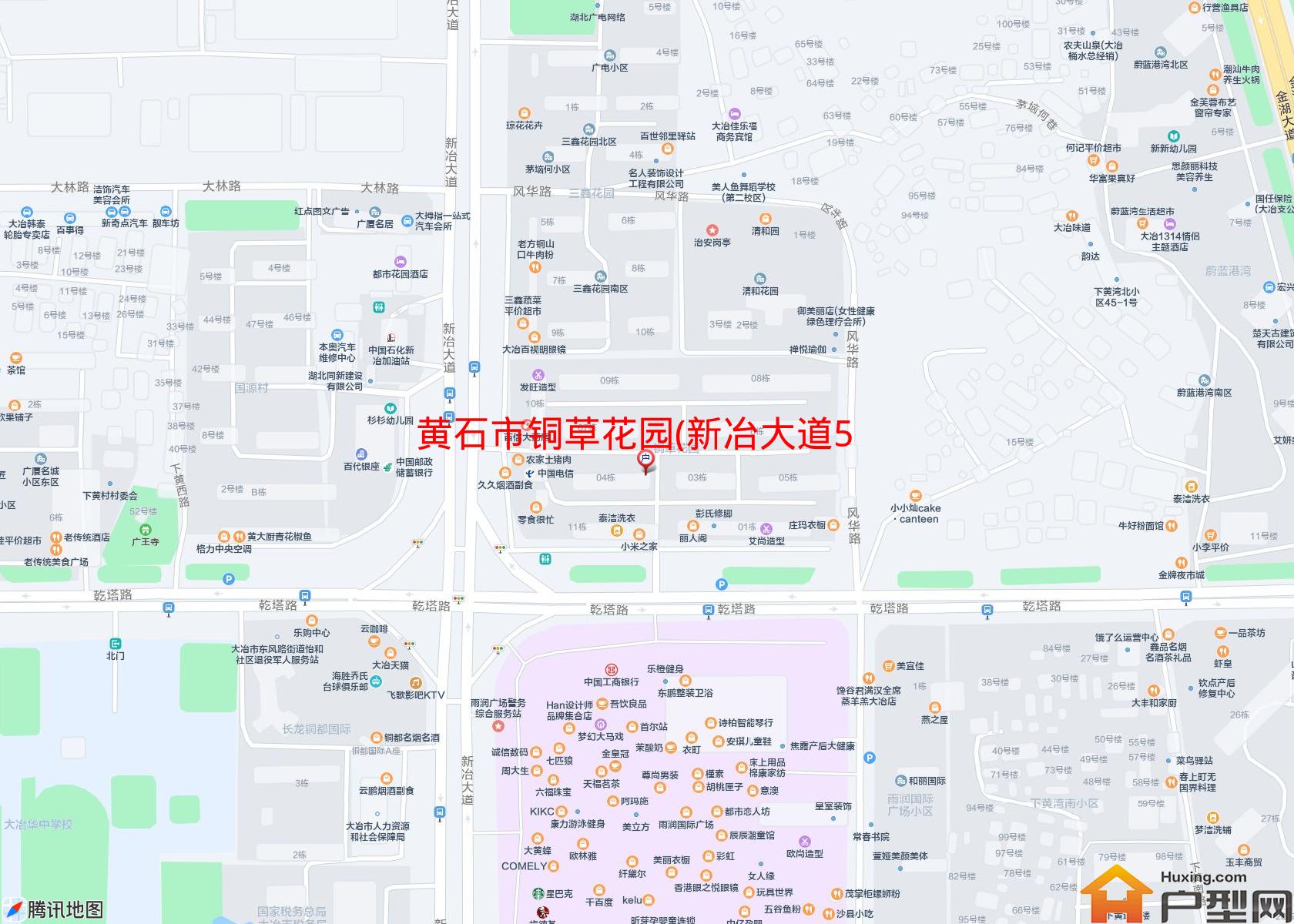 铜草花园(新冶大道52-16号)小区 - 户型网