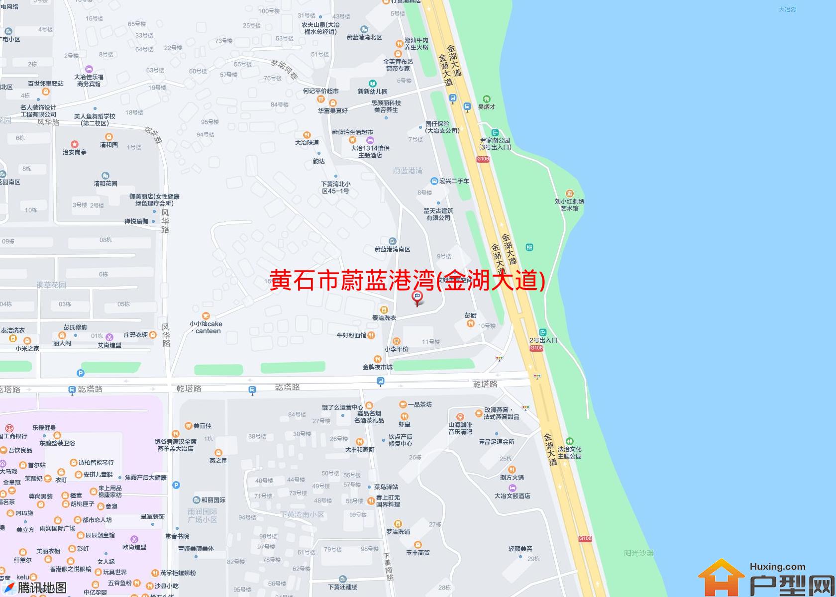 蔚蓝港湾(金湖大道)小区 - 户型网