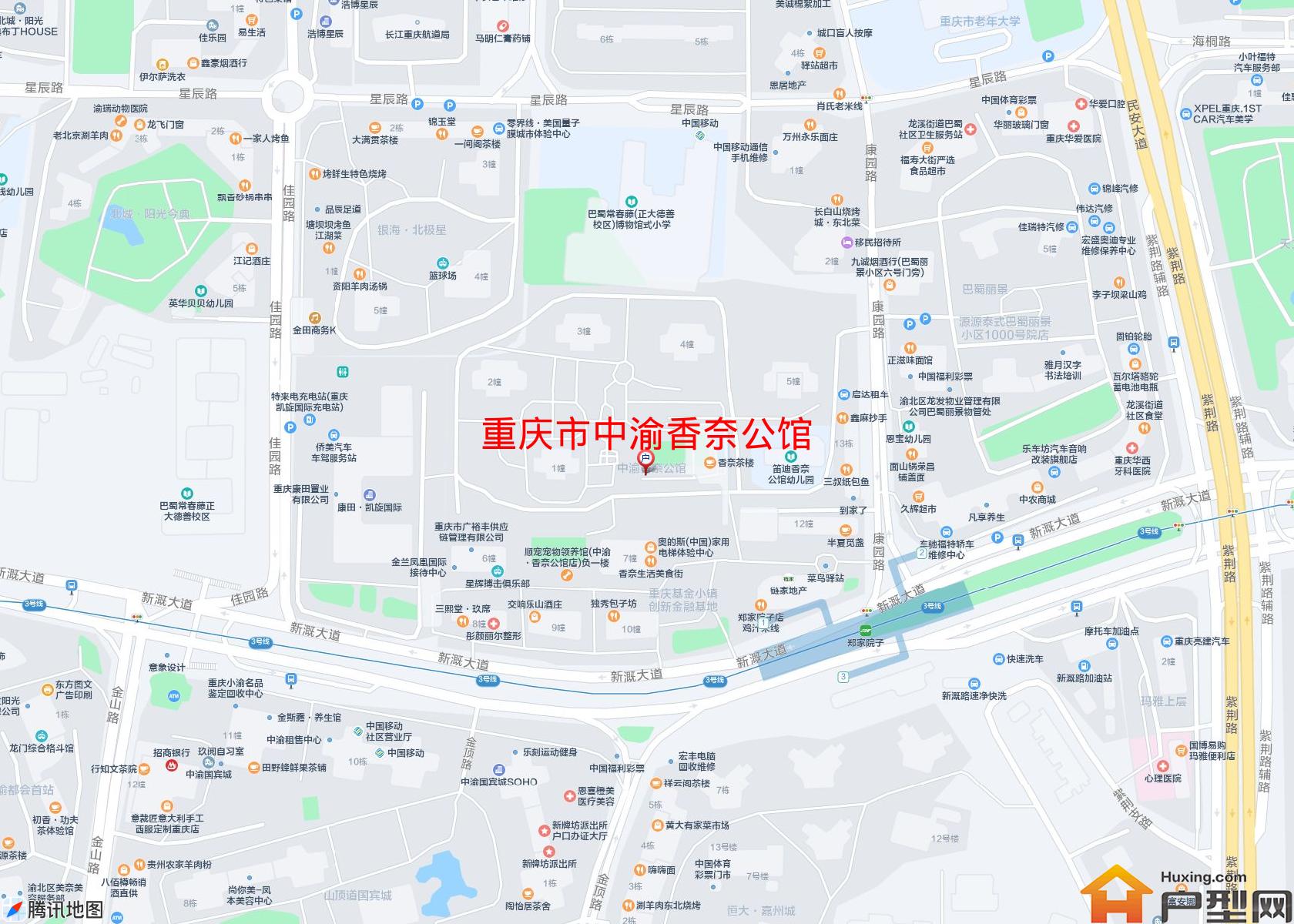 中渝香奈公馆小区 - 户型网