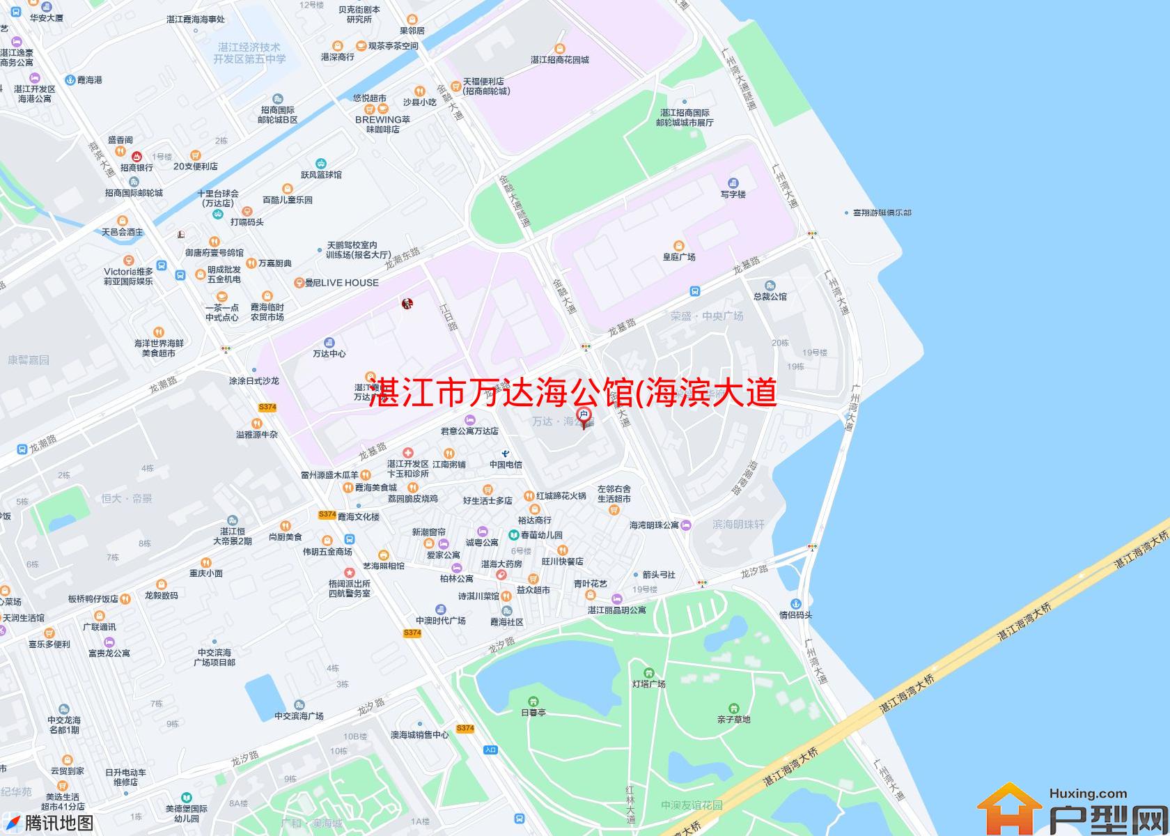 万达海公馆(海滨大道中76号)小区 - 户型网